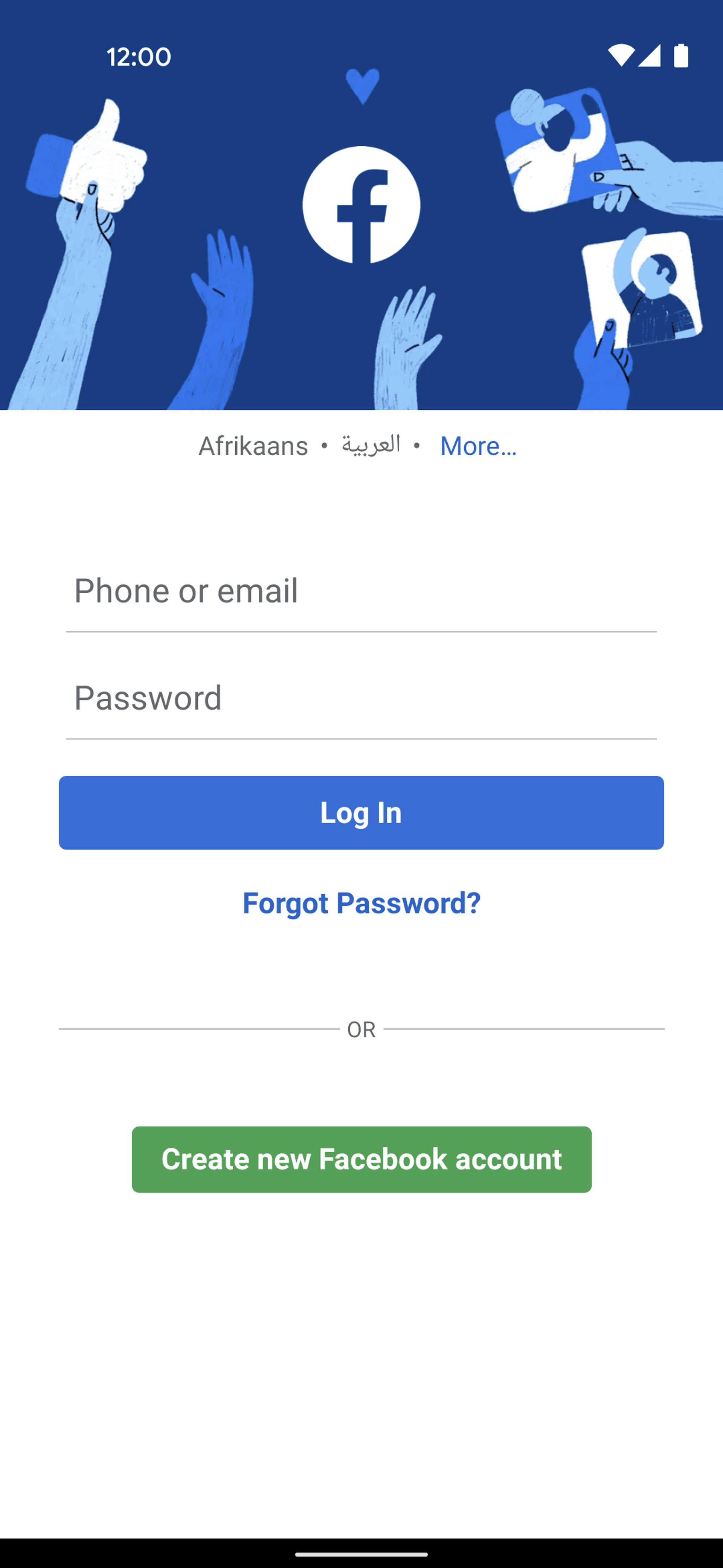 Facebook Android Social Networking interface screenshot 6