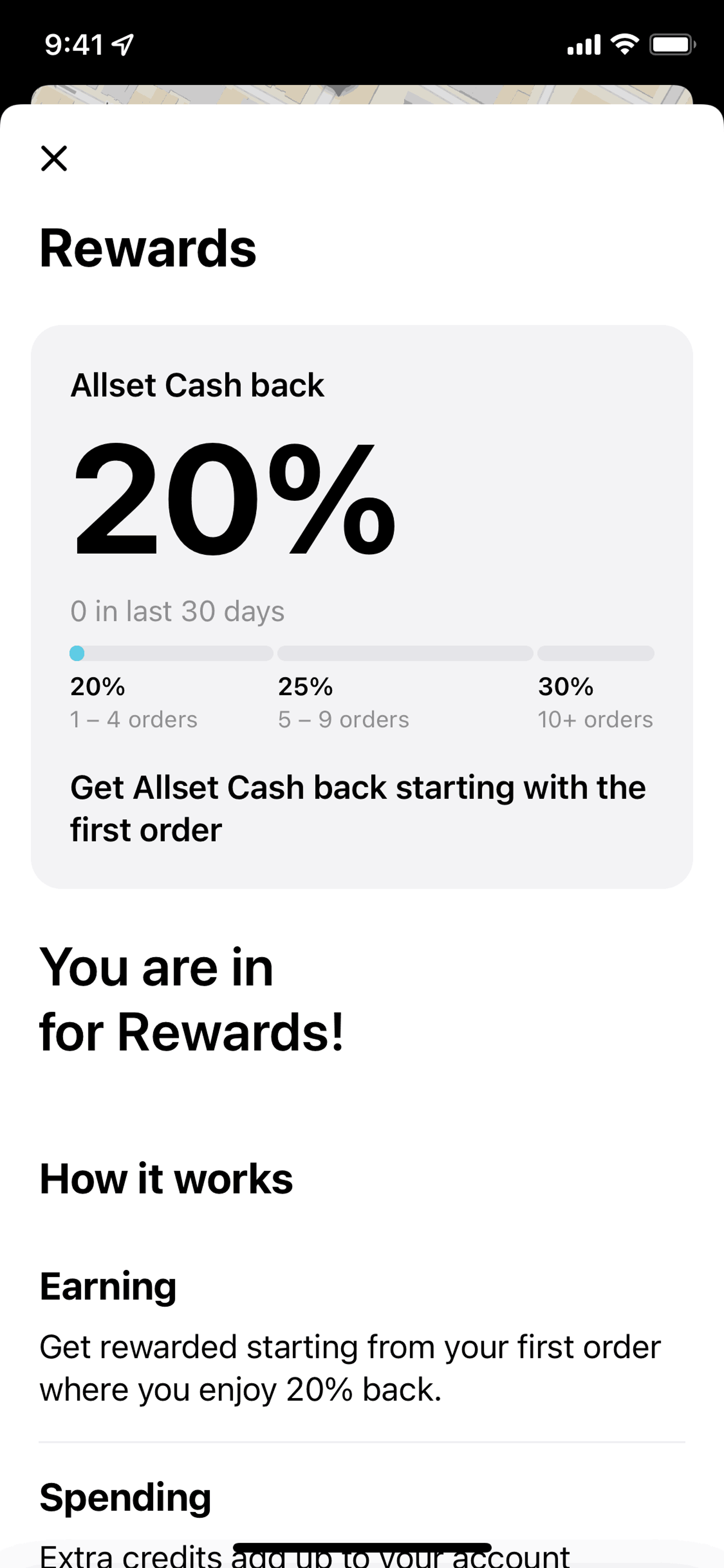 Allset iOS Food & Drink interface screenshot 11