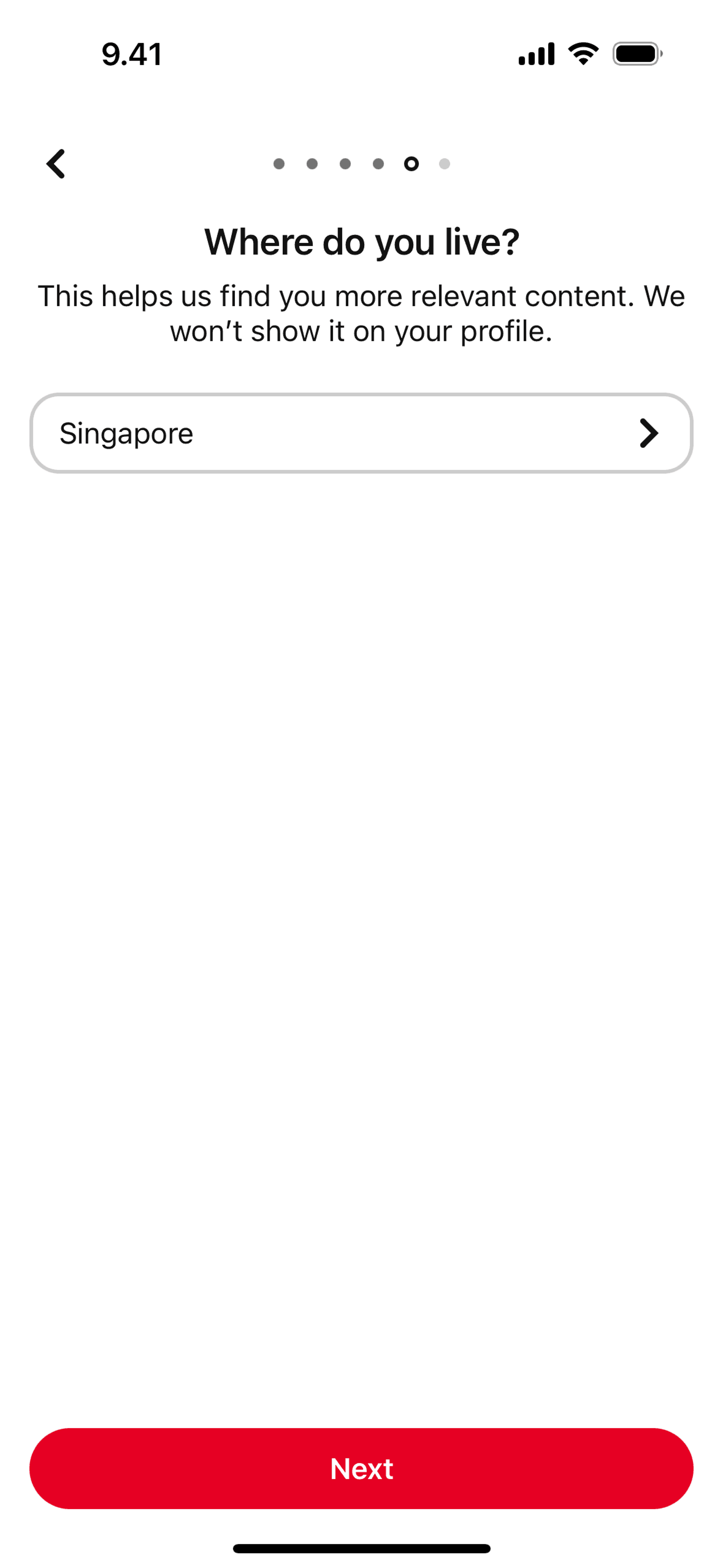 Pinterest iOS Photo & Video interface screenshot 11