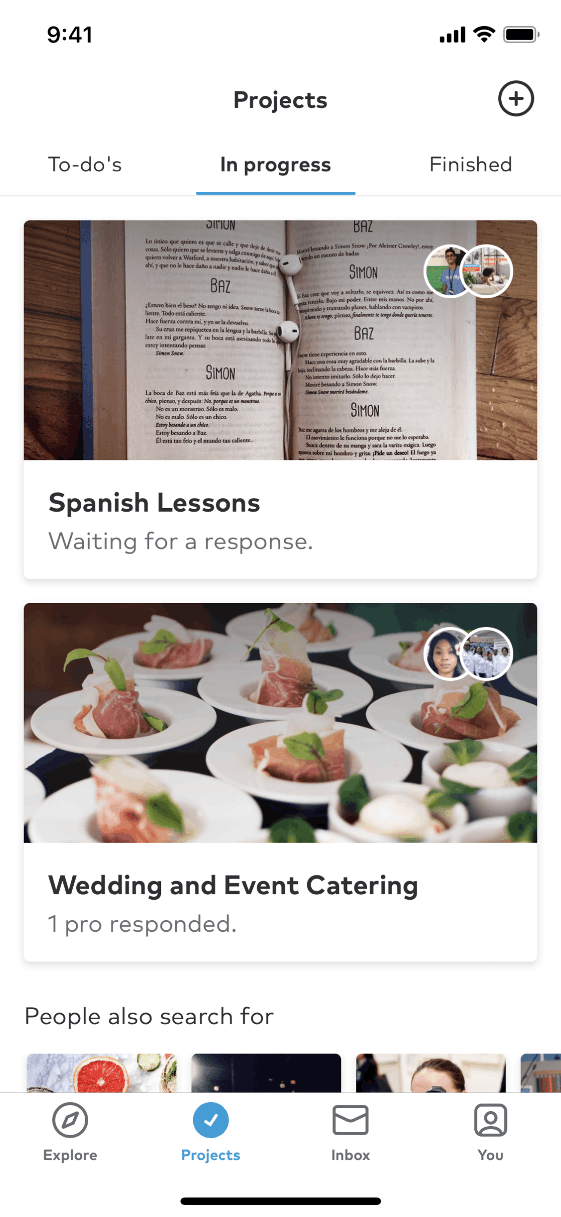 Thumbtack iOS Lifestyle interface screenshot 16