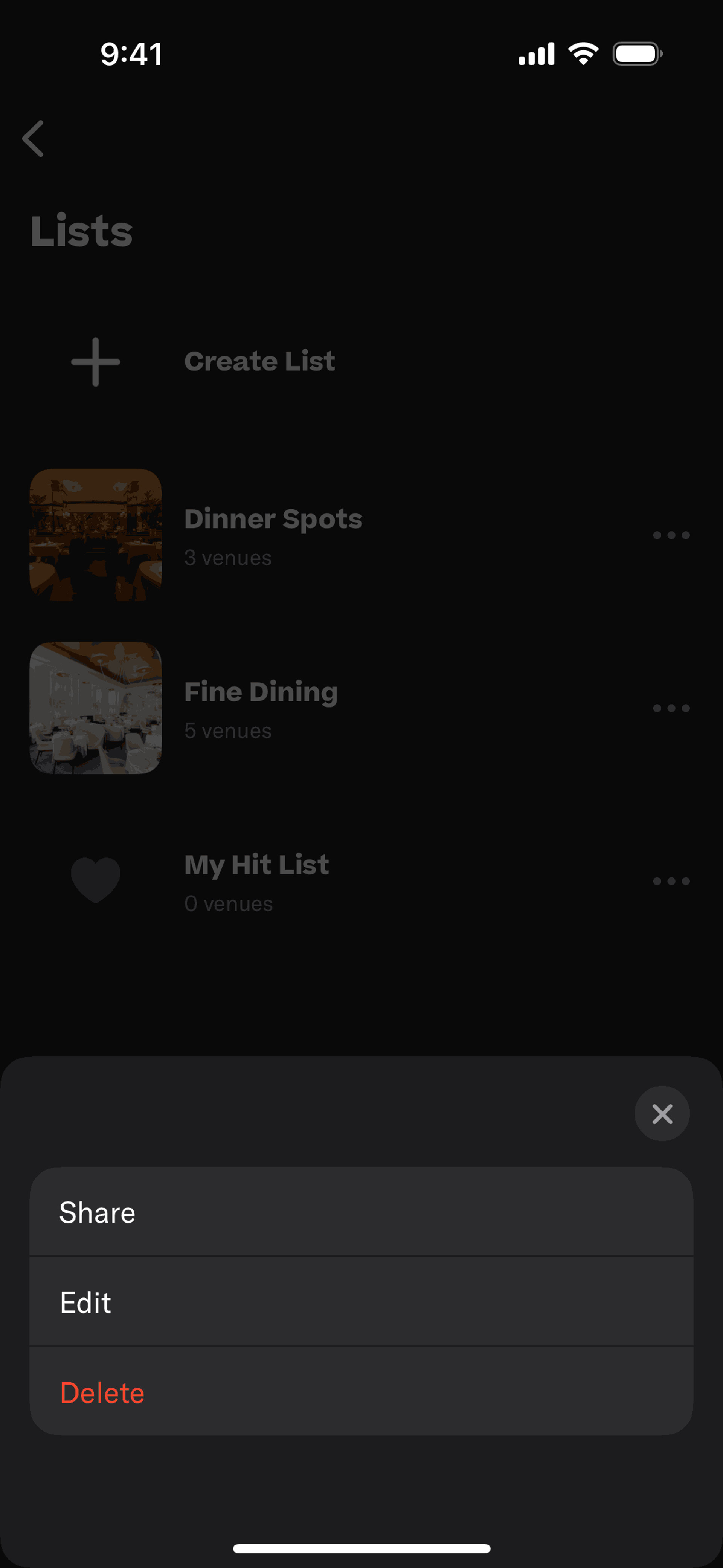 Resy iOS Food & Drink interface screenshot 16