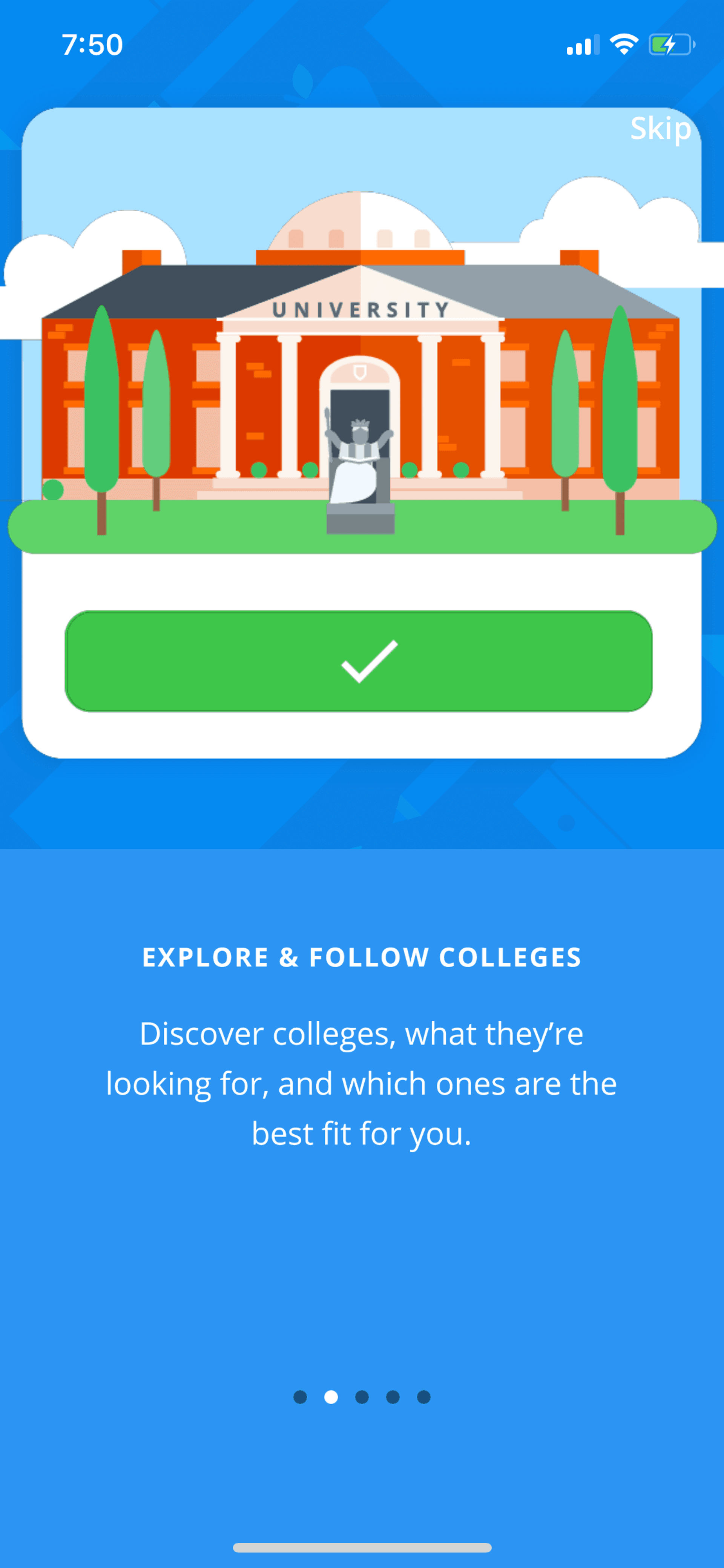 RaiseMe iOS Education interface screenshot 3