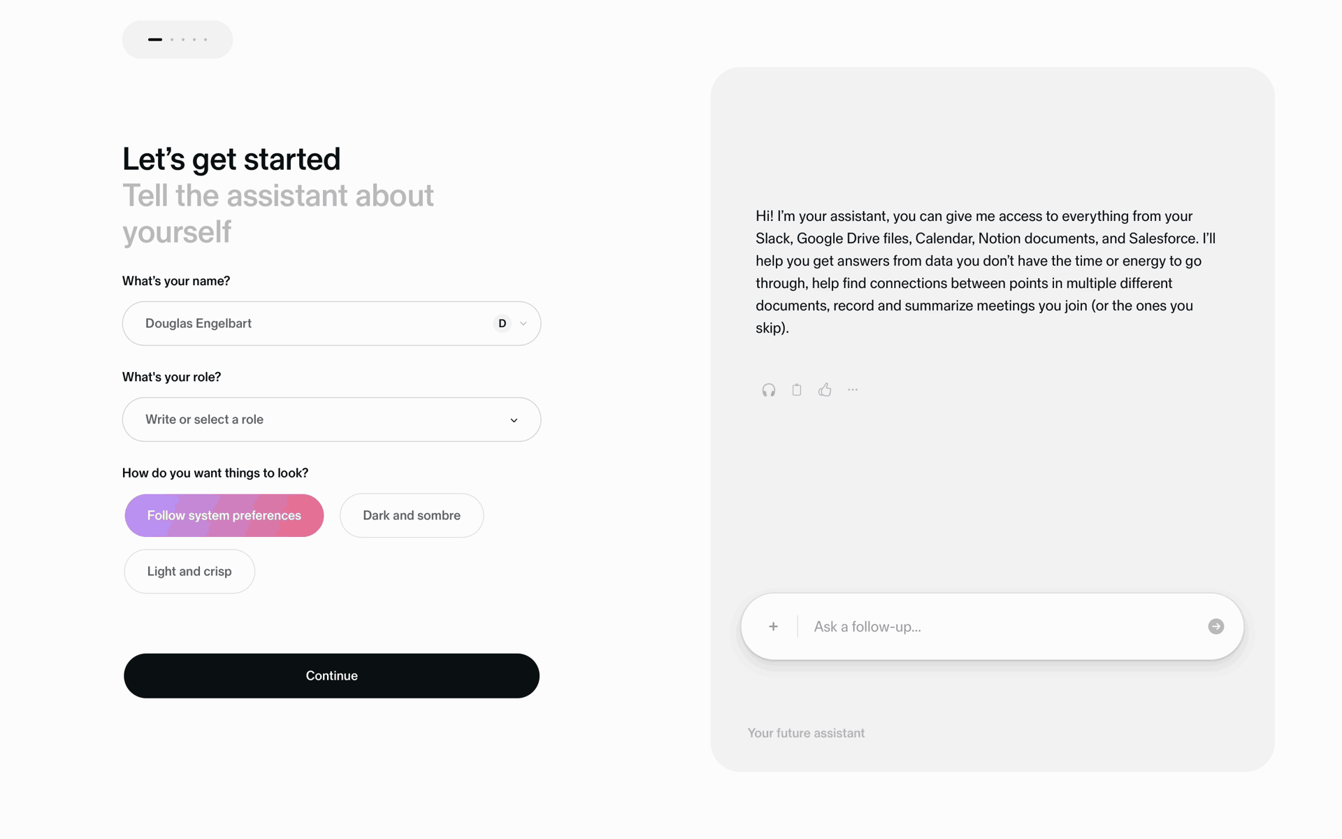 Sana AI Web Business interface screenshot 5