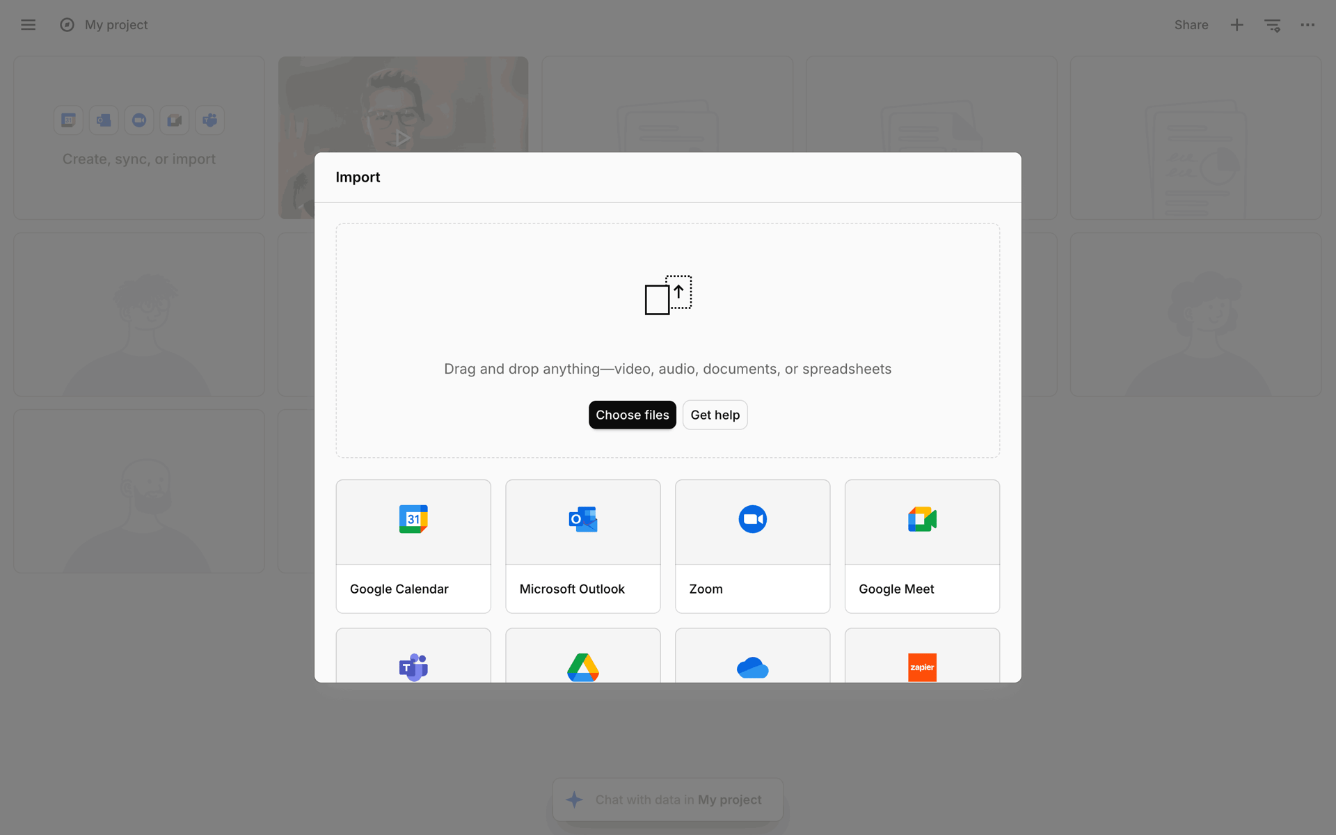 Dovetail Web Business interface screenshot 5