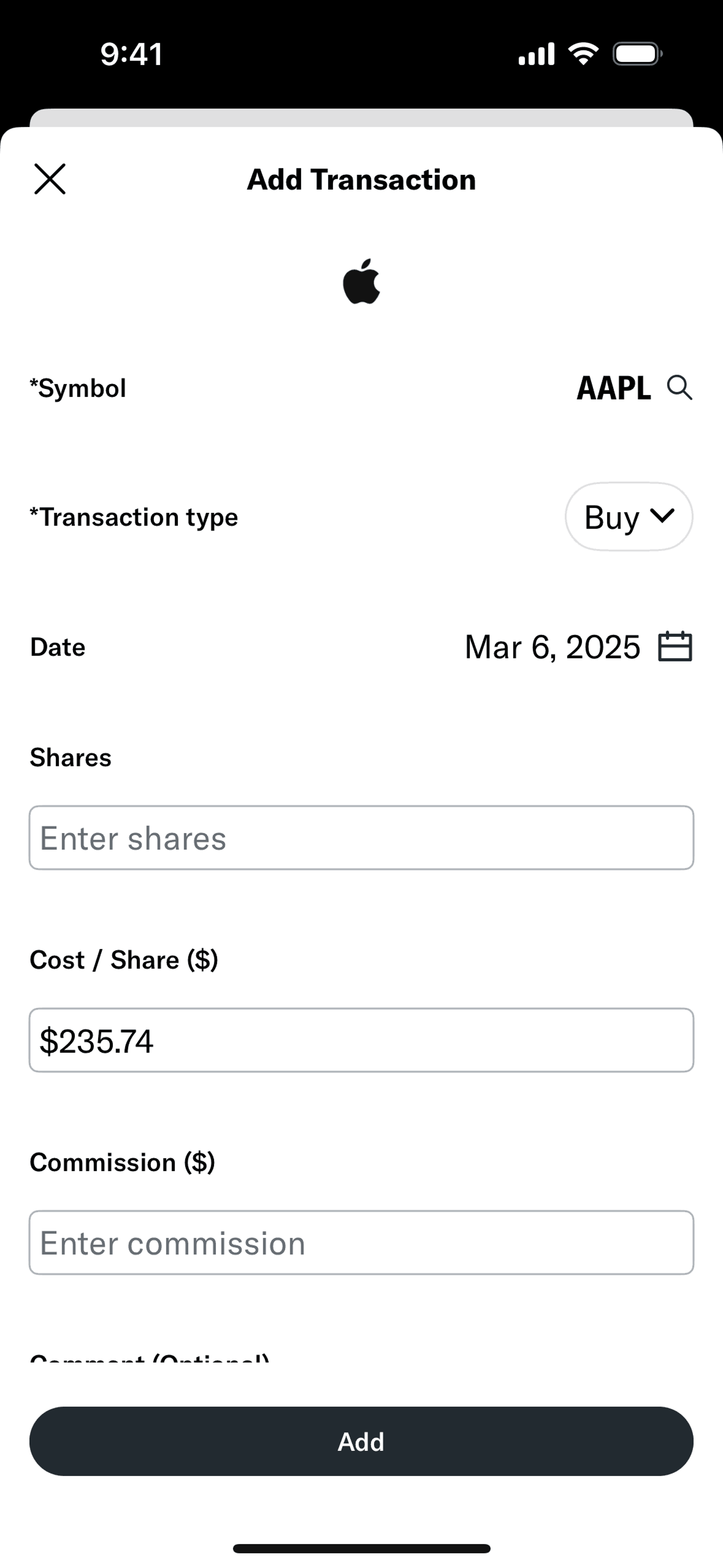 Yahoo Finance iOS Finance interface screenshot 7