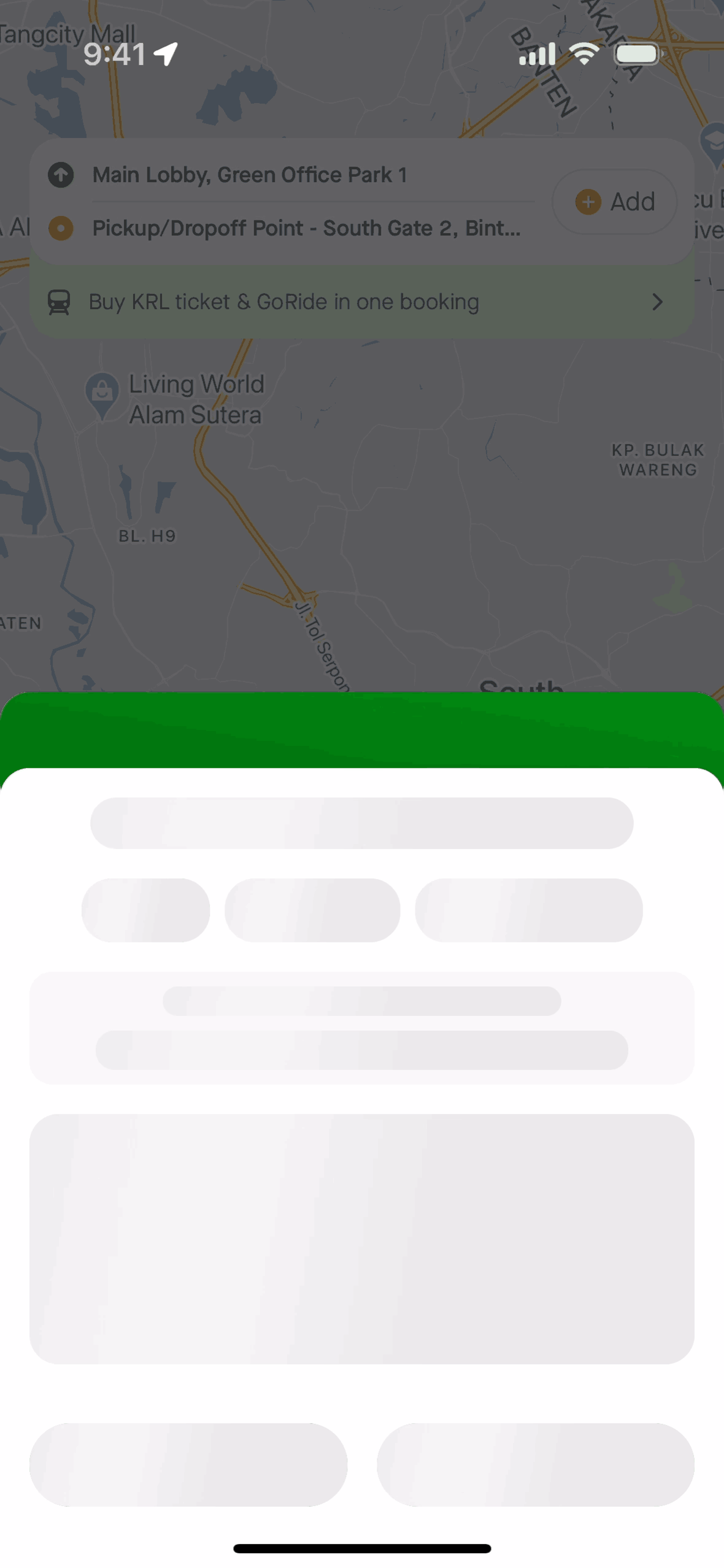 Gojek iOS Travel & Transportation interface screenshot 12