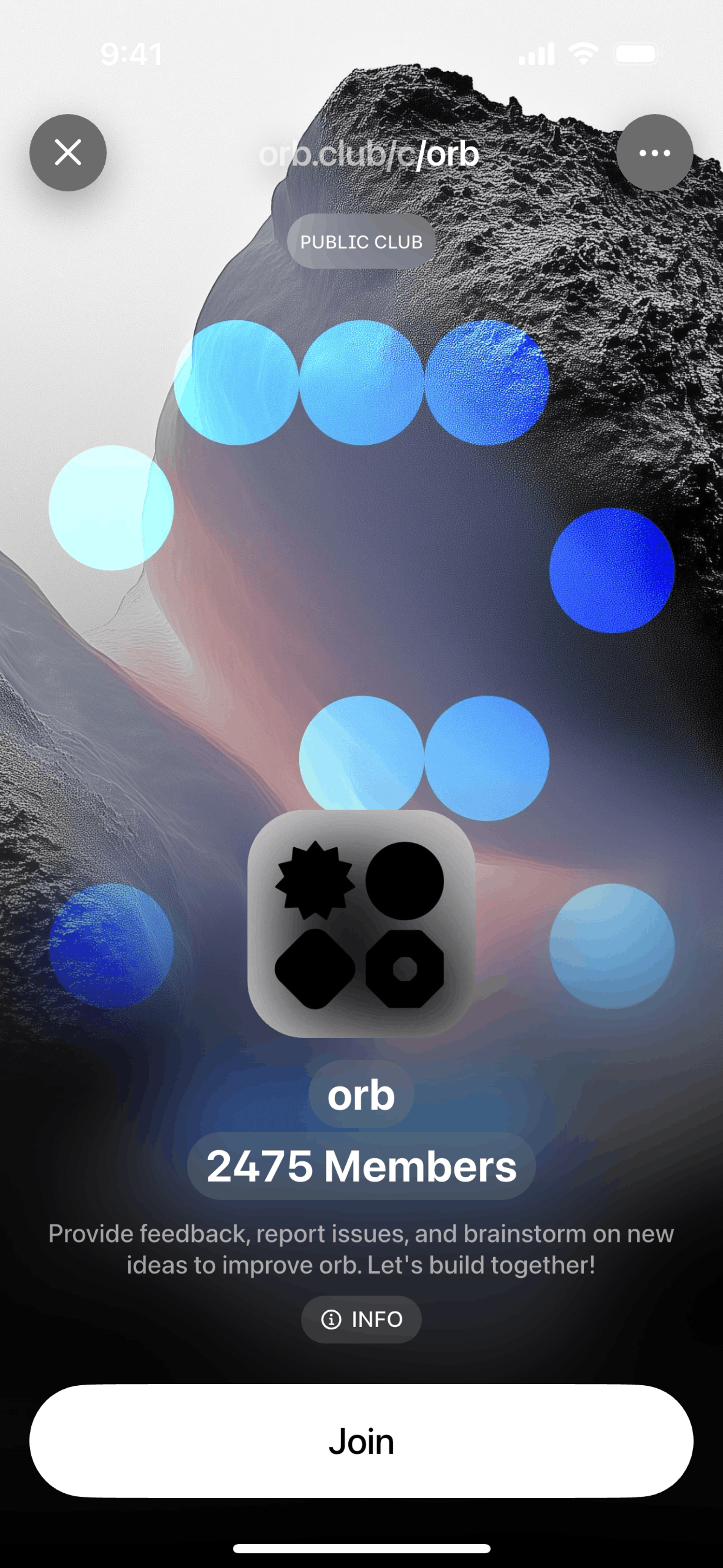 Orb Social iOS Social Networking interface screenshot 9