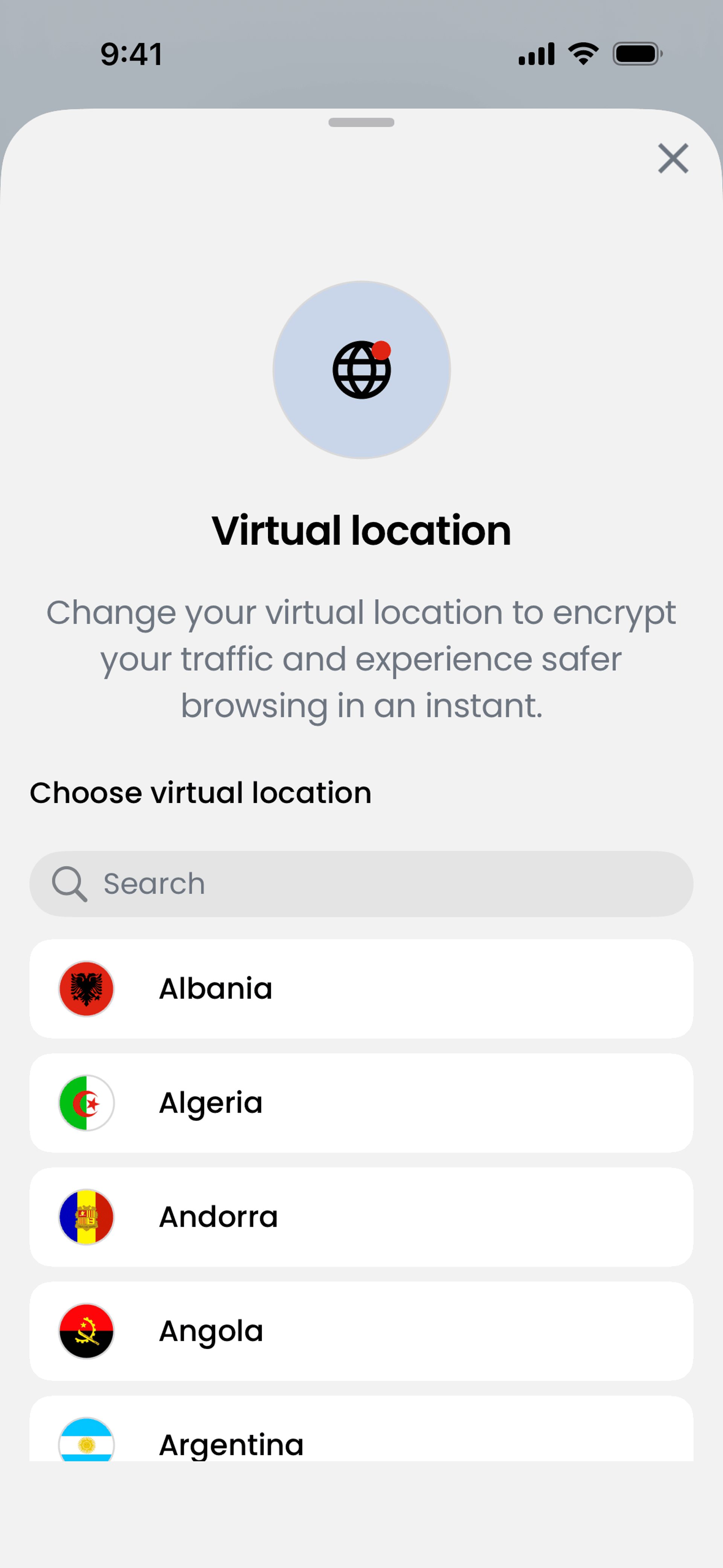 Saily iOS Travel & Transportation interface screenshot 11