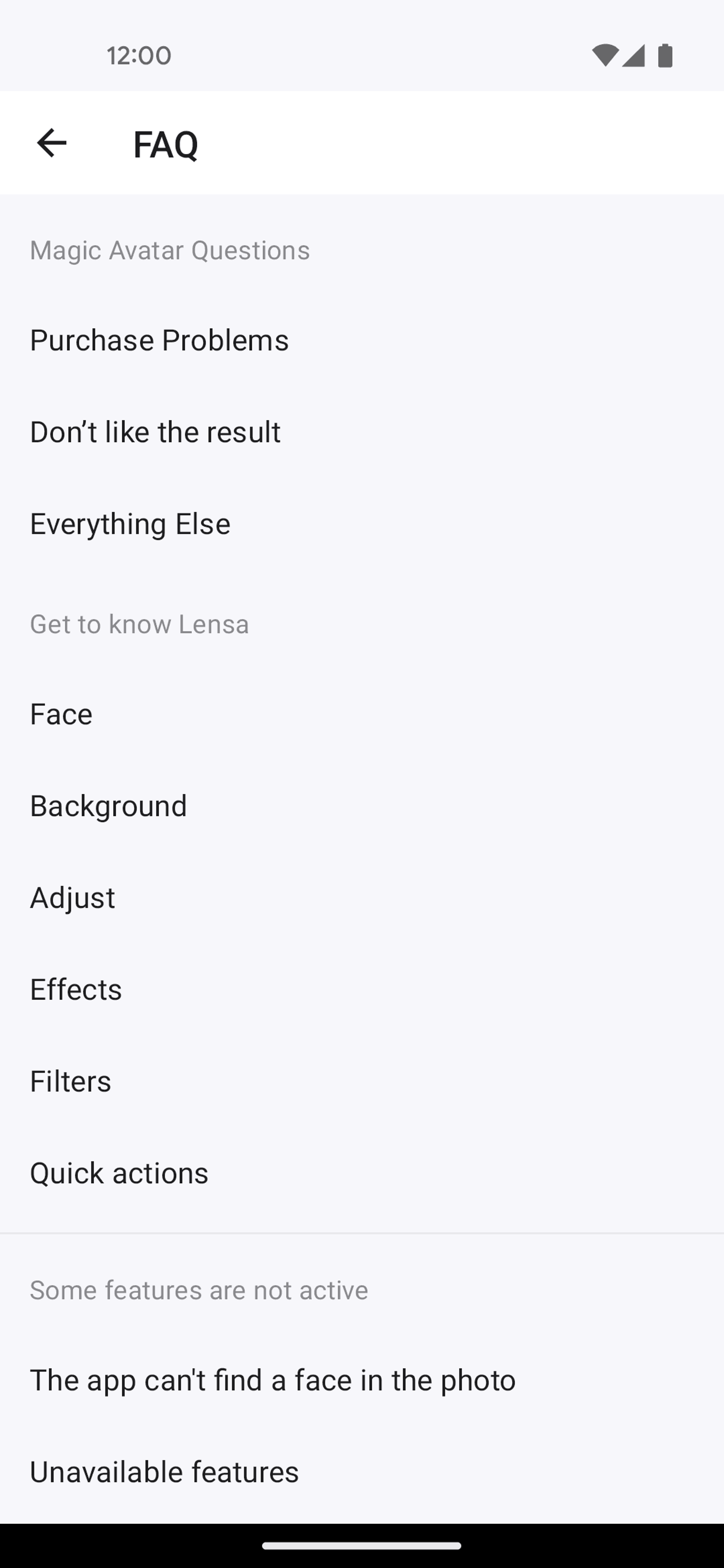 Lensa AI Android Photo & Video interface screenshot 19