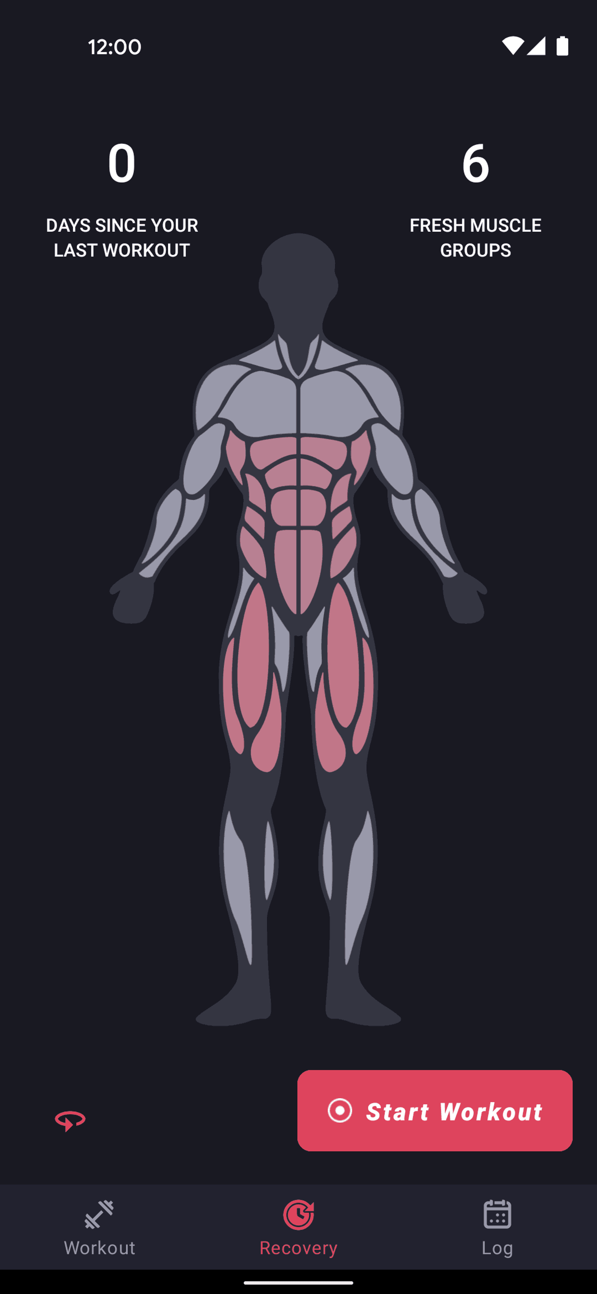 Fitbod Android Health & Fitness interface screenshot 15