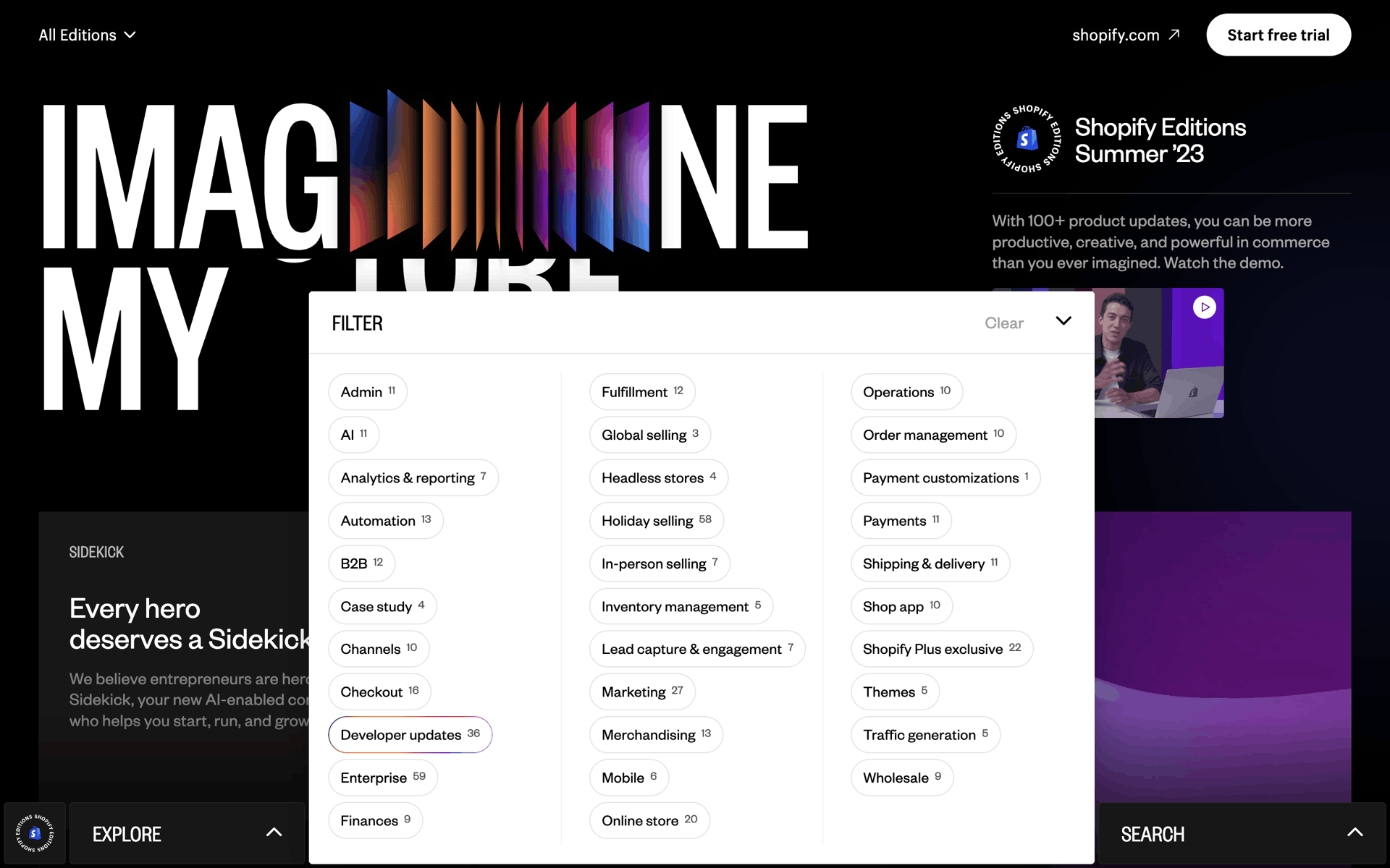Shopify Web Business interface screenshot 16