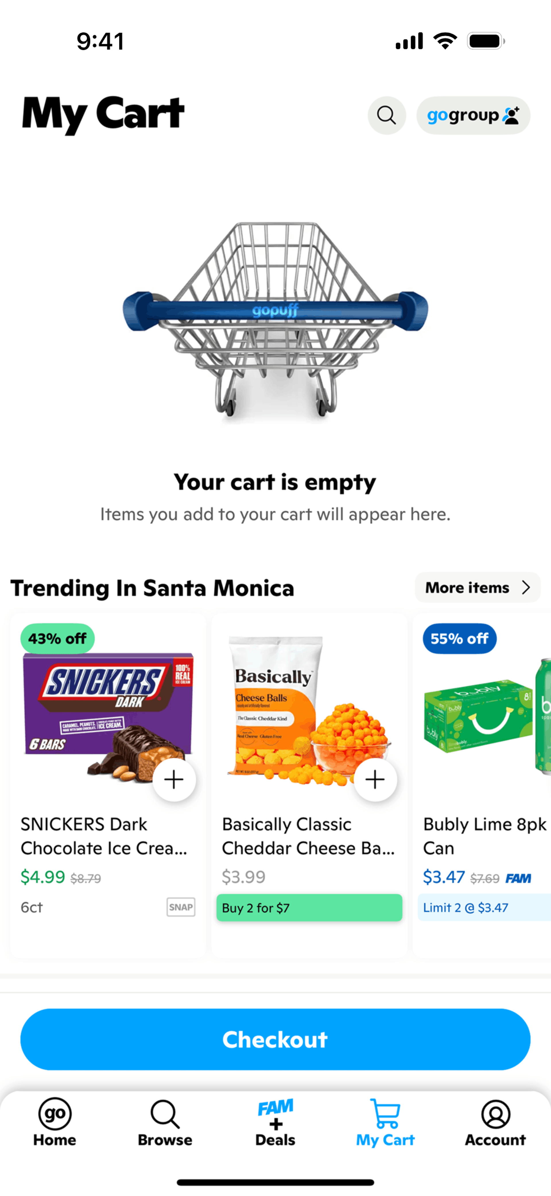 Gopuff iOS Shopping interface screenshot 21