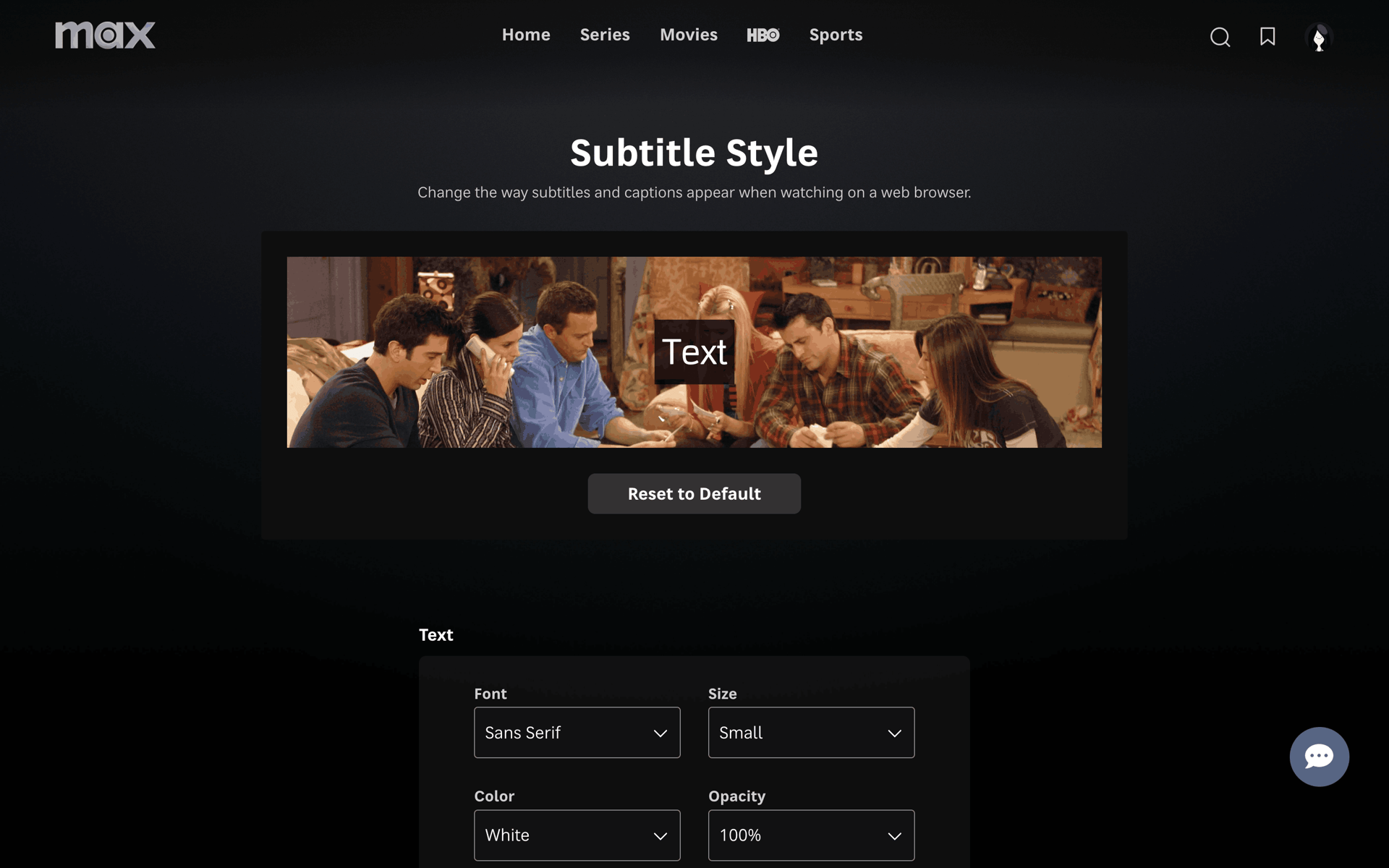 HBO Max Web Entertainment interface screenshot 8