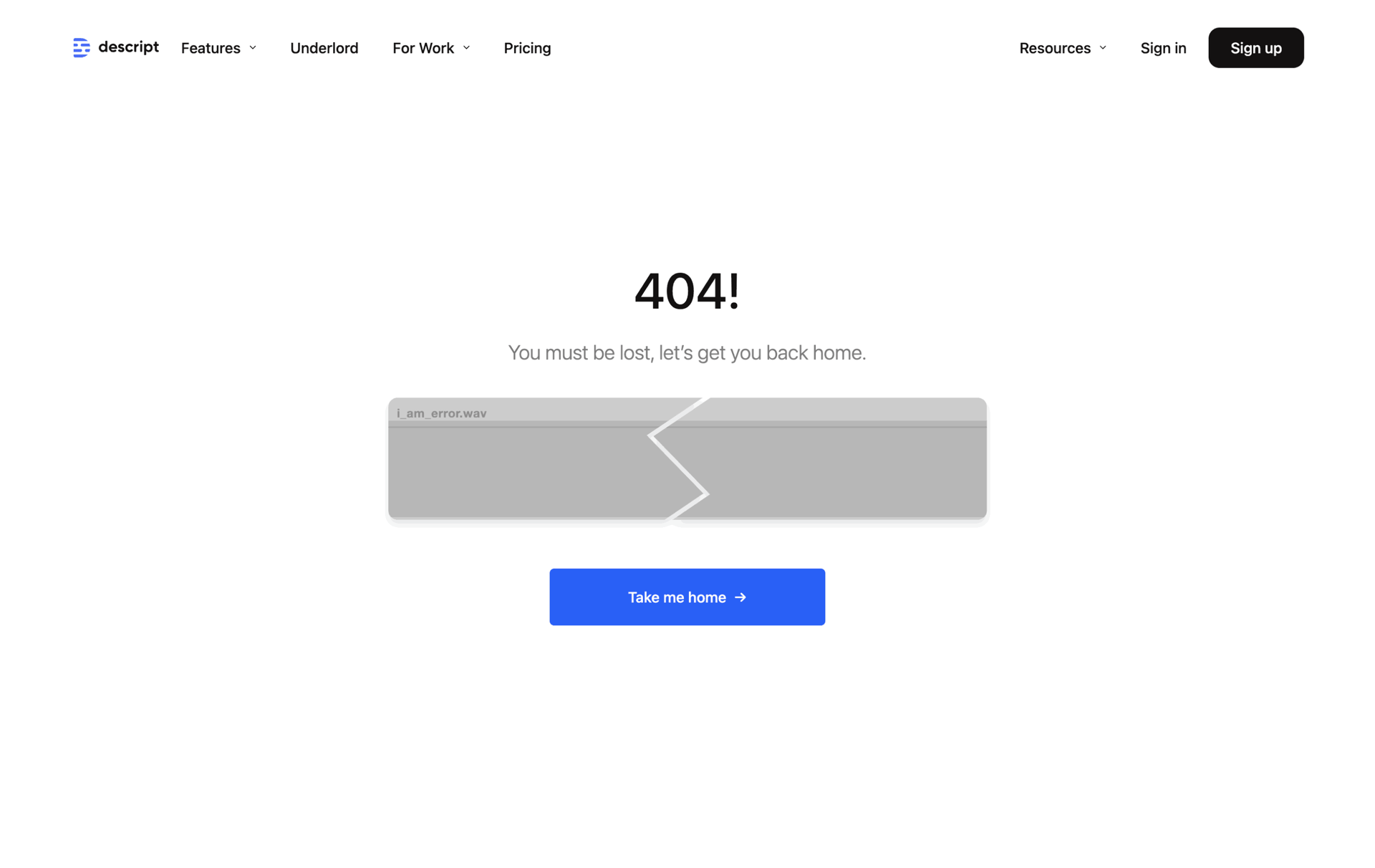 Descript Web Photo & Video interface screenshot 6