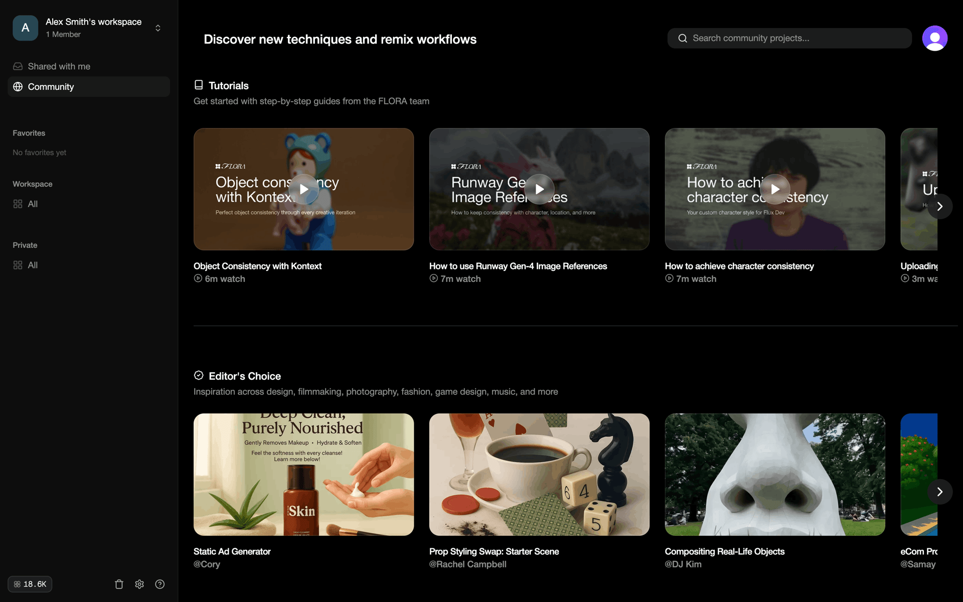 FLORA Web AI interface screenshot 15