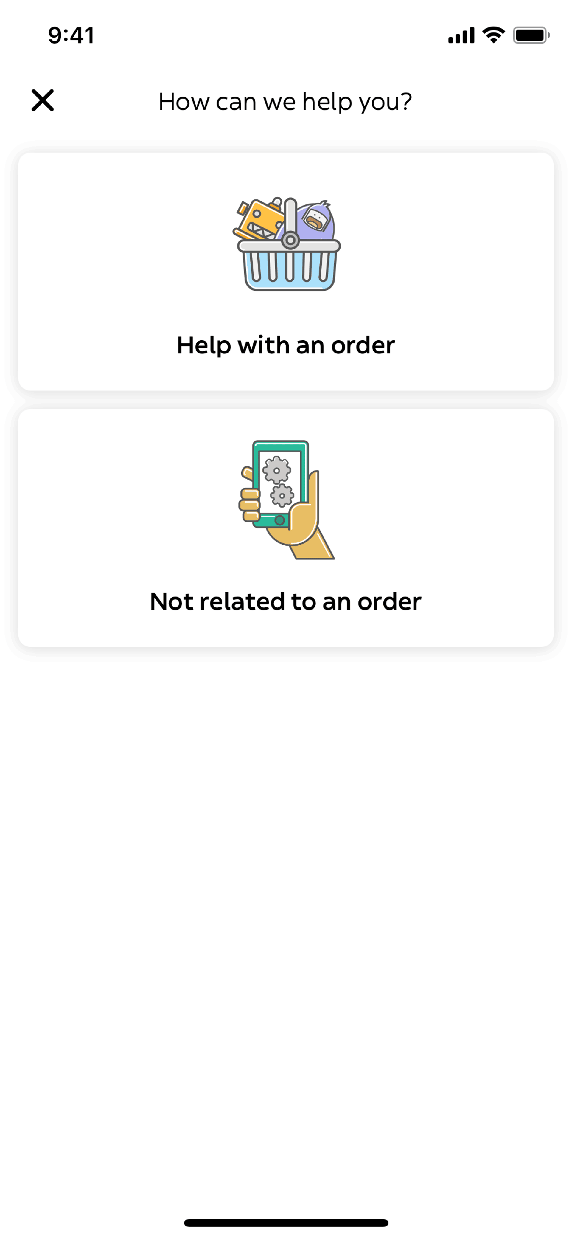 Glovo iOS Lifestyle interface screenshot 18
