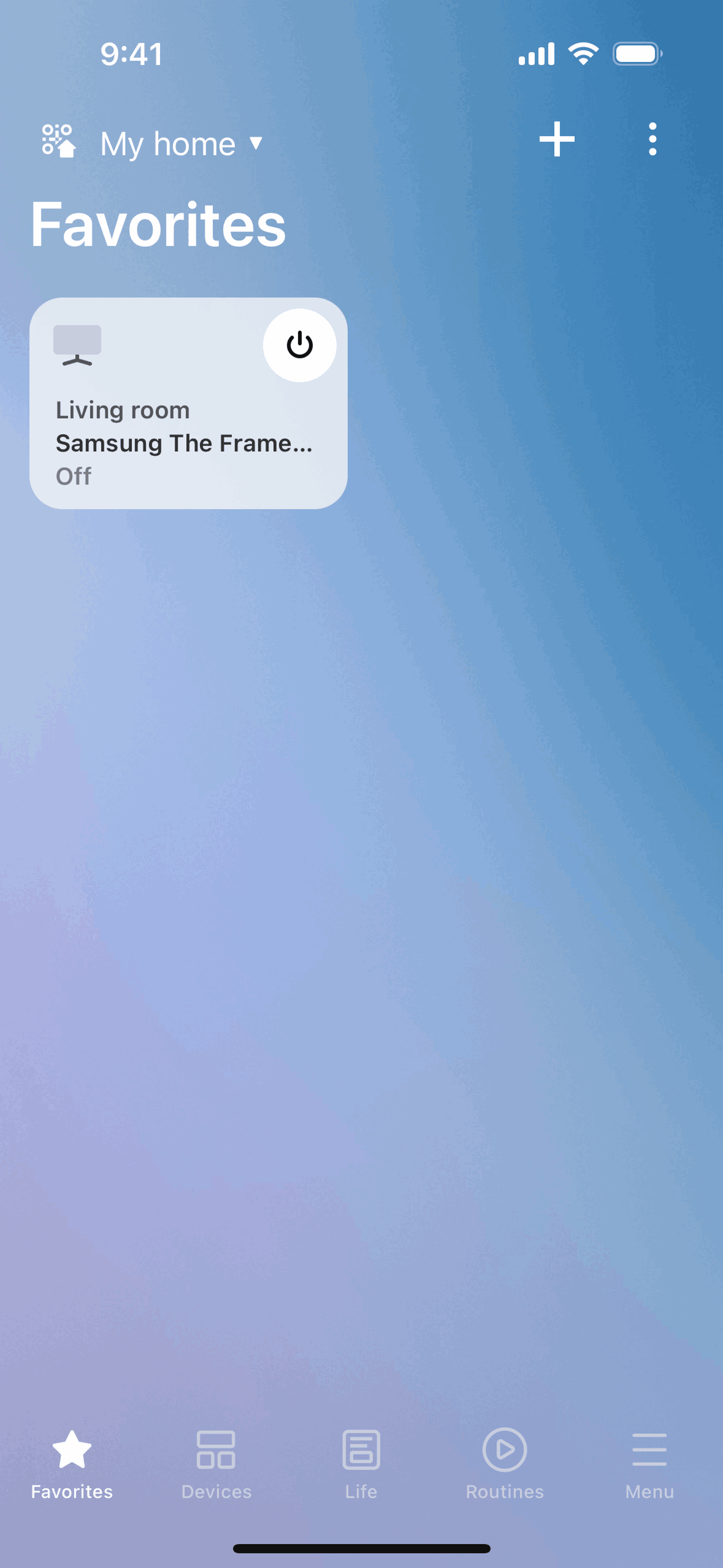 SmartThings iOS Productivity interface screenshot 4