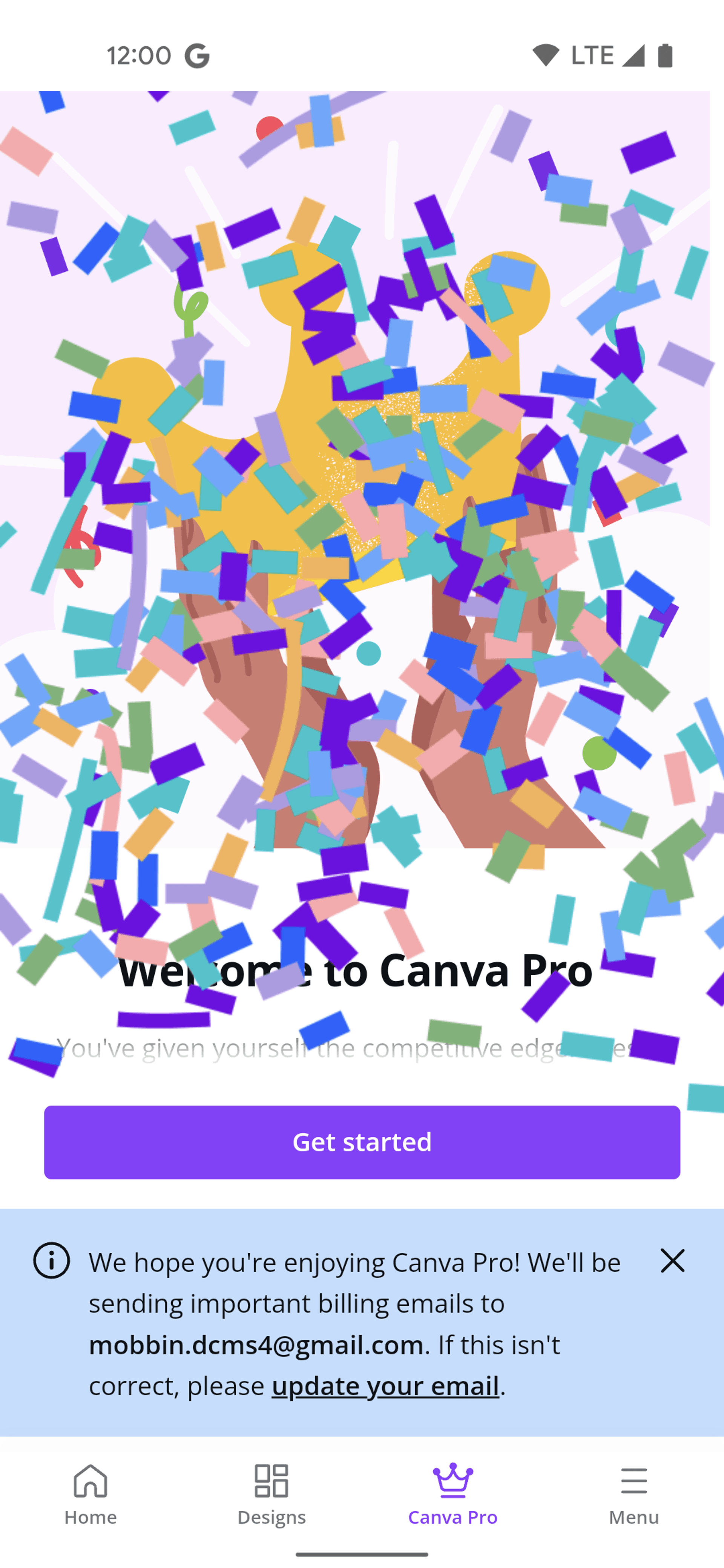 Canva Android Photo & Video interface screenshot 4
