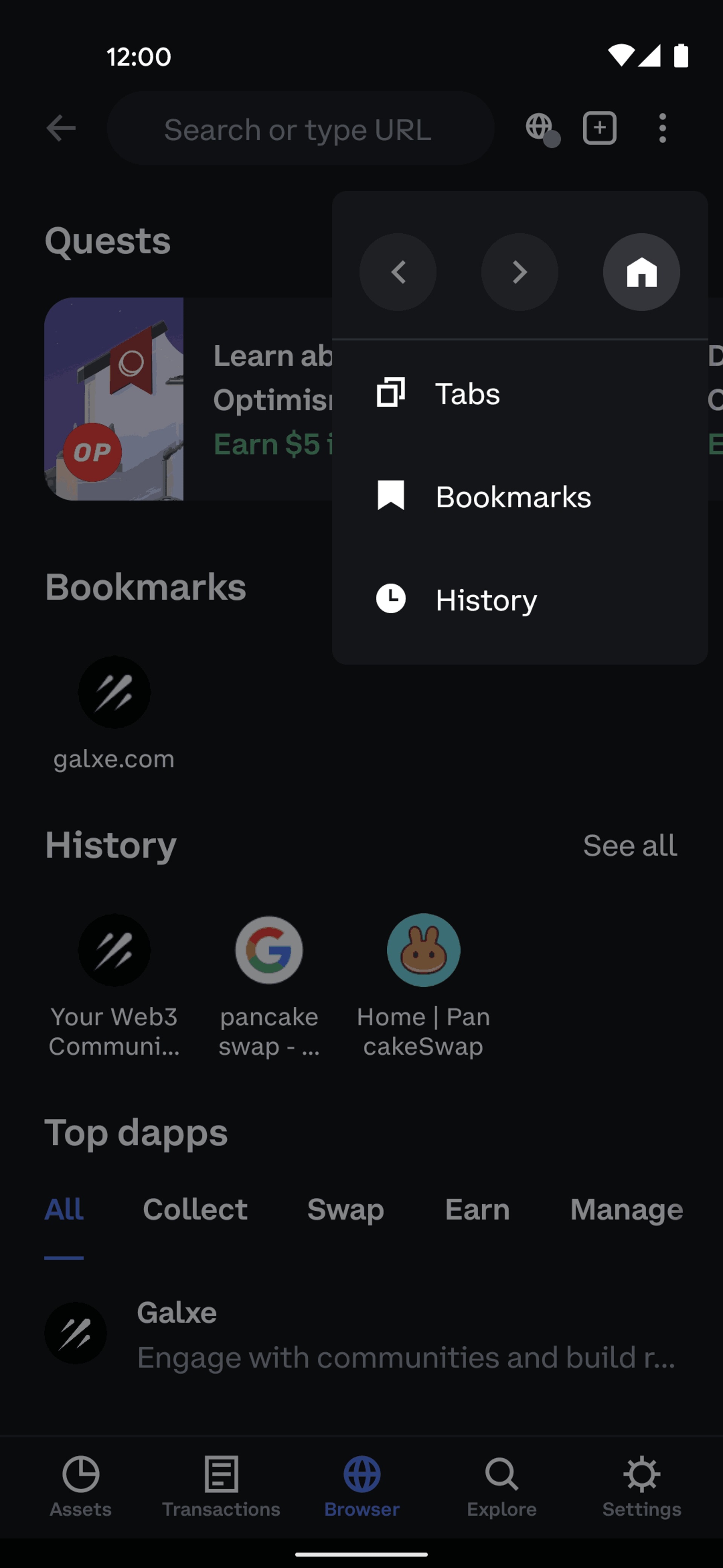 Coinbase Wallet Android Finance interface screenshot 23