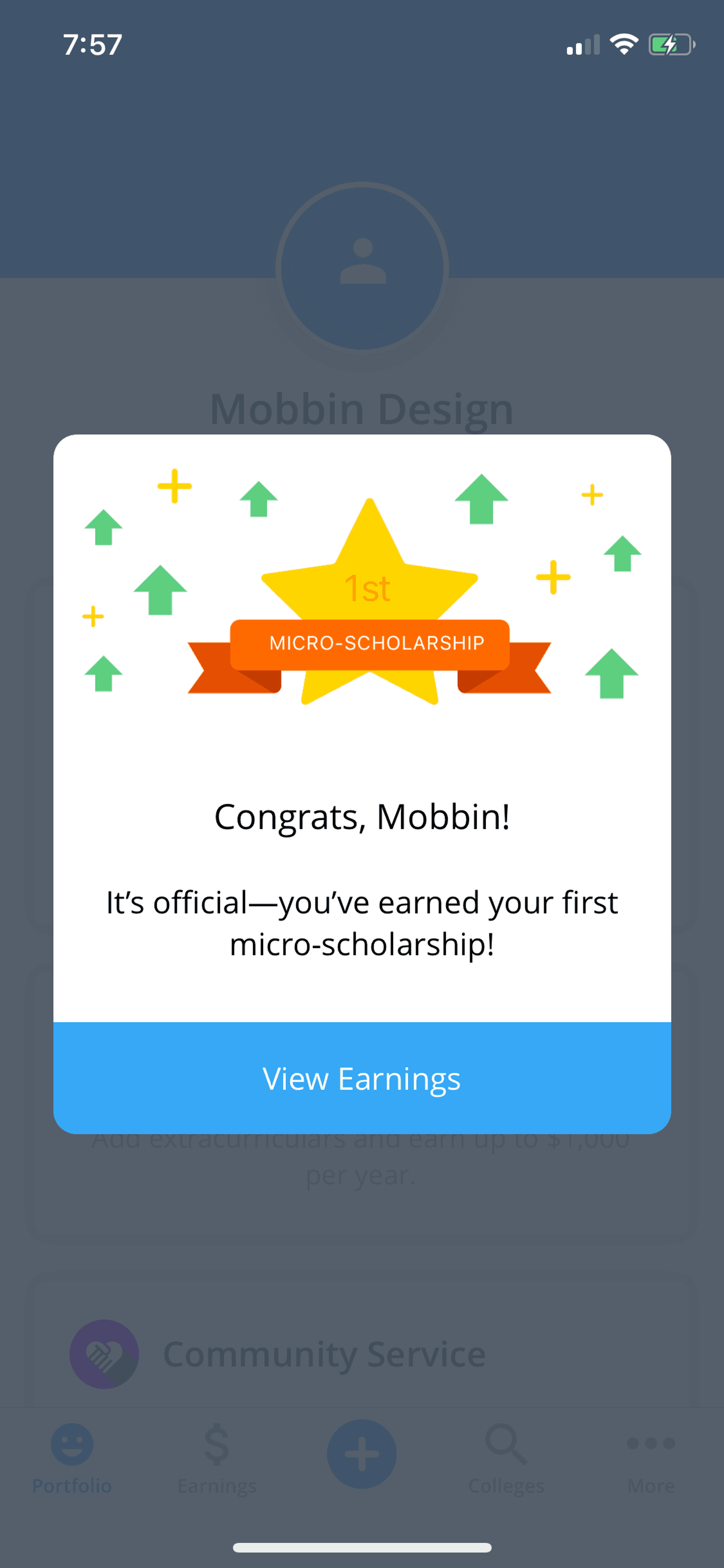 RaiseMe iOS Education interface screenshot 20