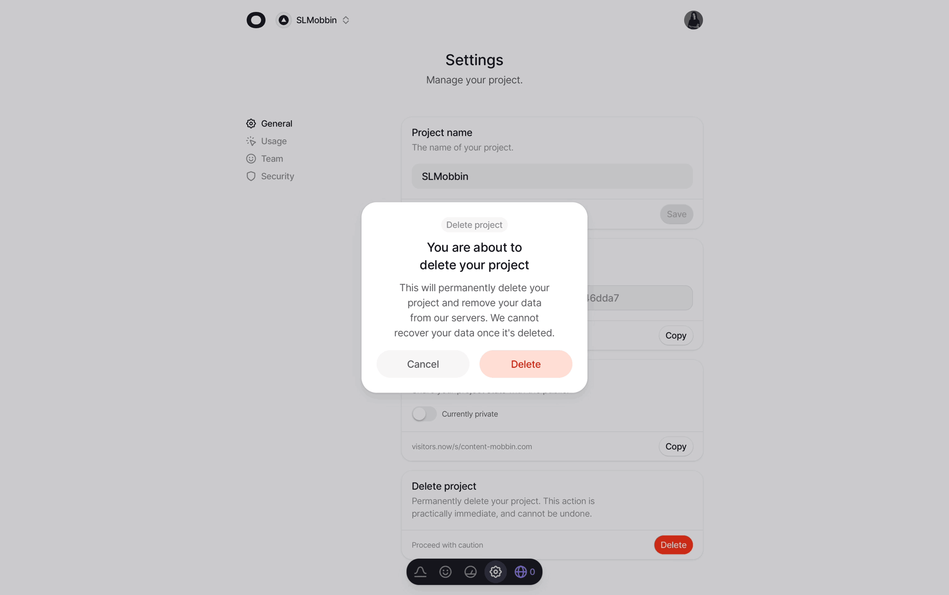 Visitors Web Business interface screenshot 13