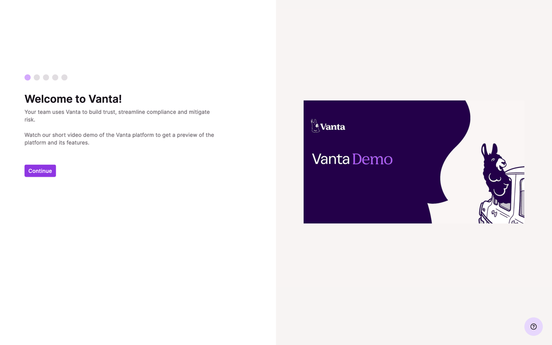 Vanta Web Business interface screenshot 6