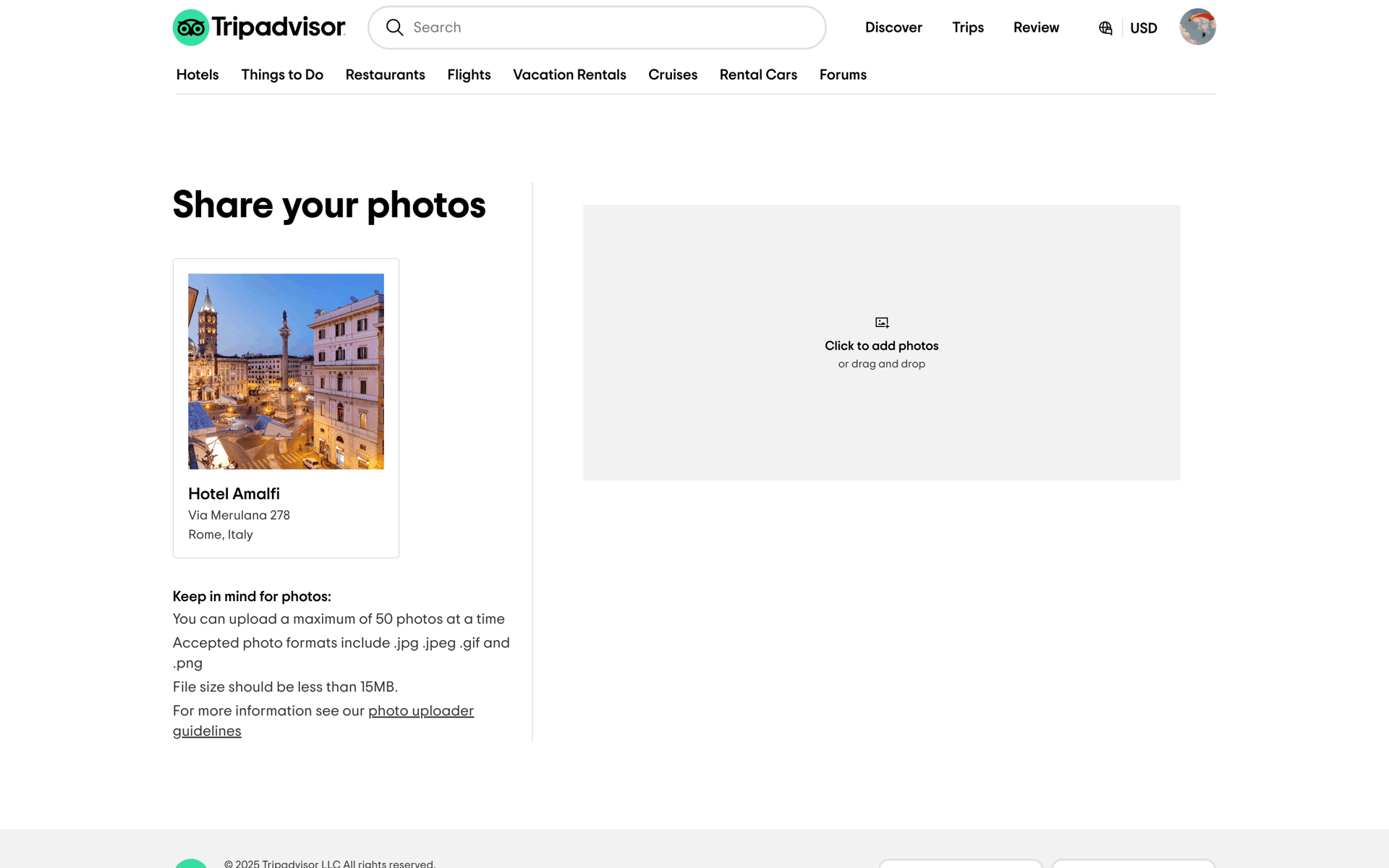 Tripadvisor Web Travel & Transportation interface screenshot 22