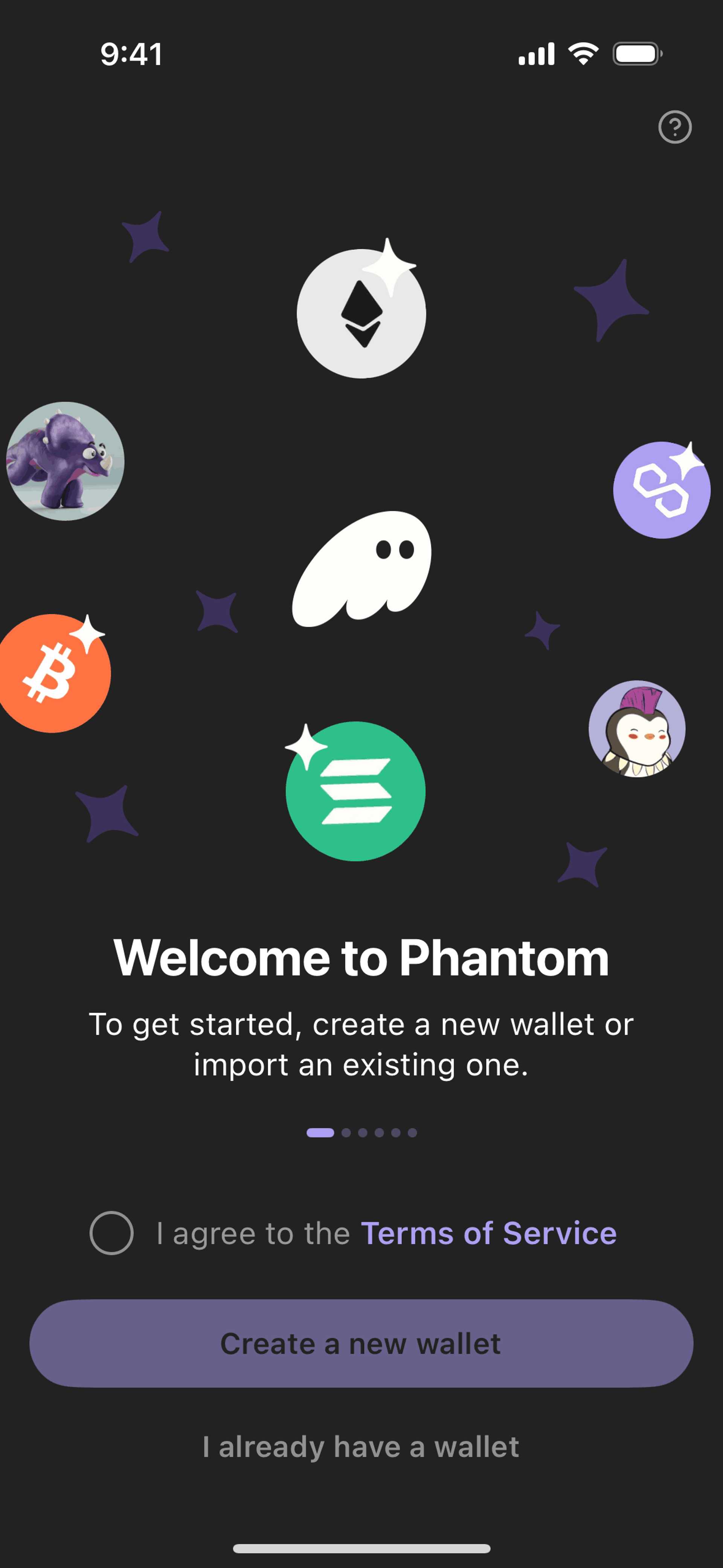 Phantom iOS Crypto & Web3 interface screenshot 2