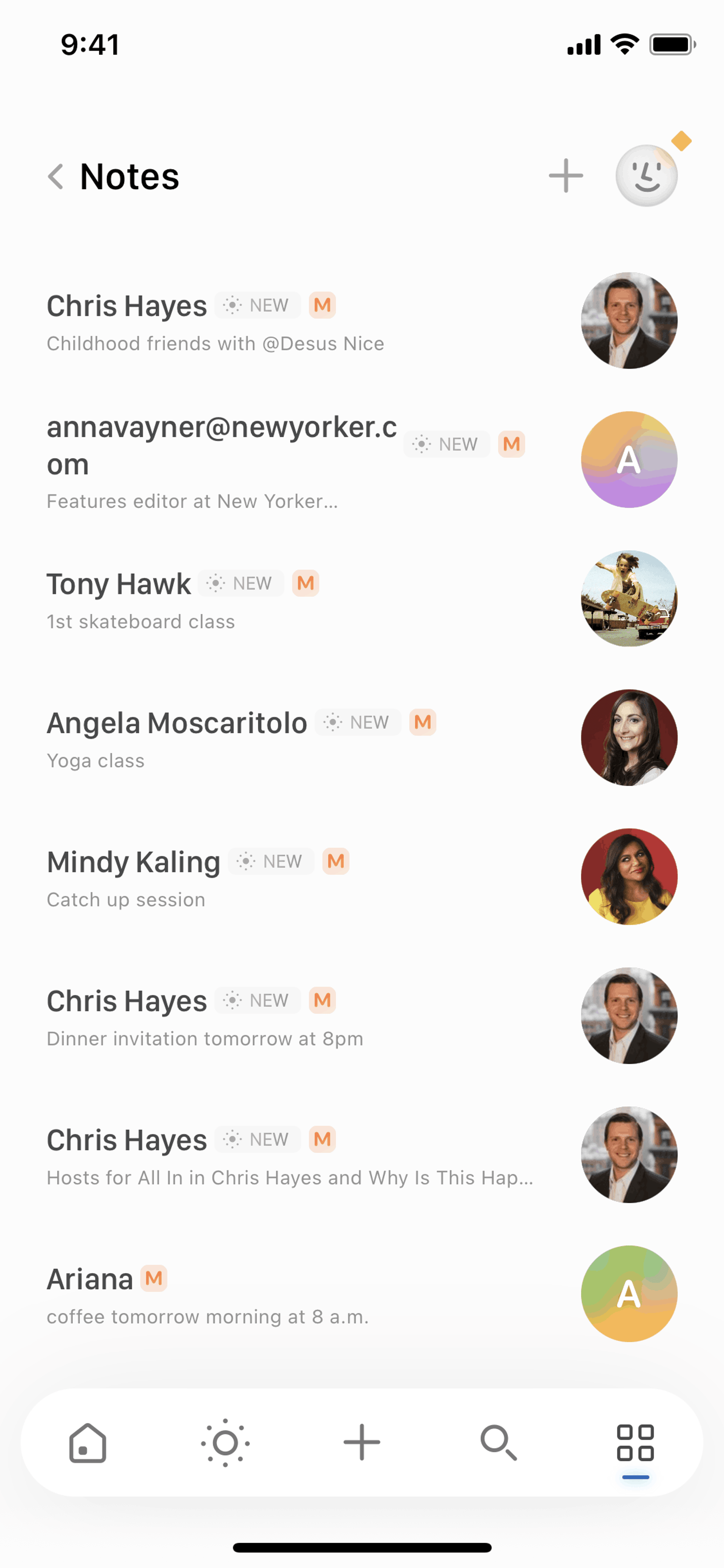 Clay iOS Productivity interface screenshot 8