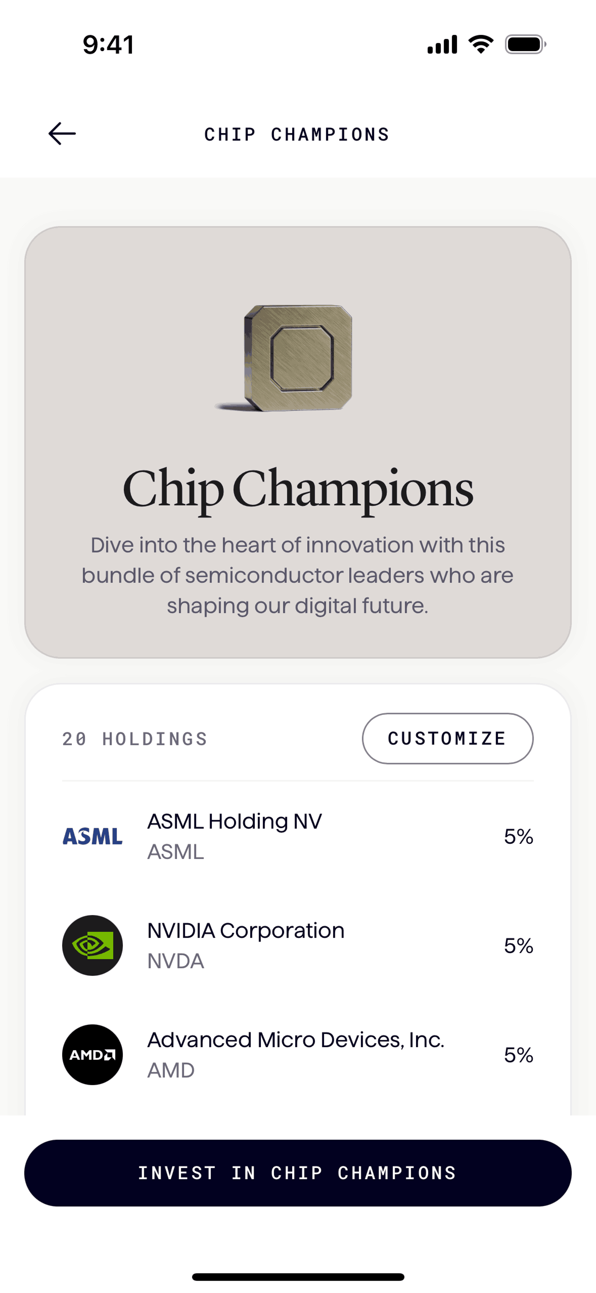 Origin iOS Finance interface screenshot 19