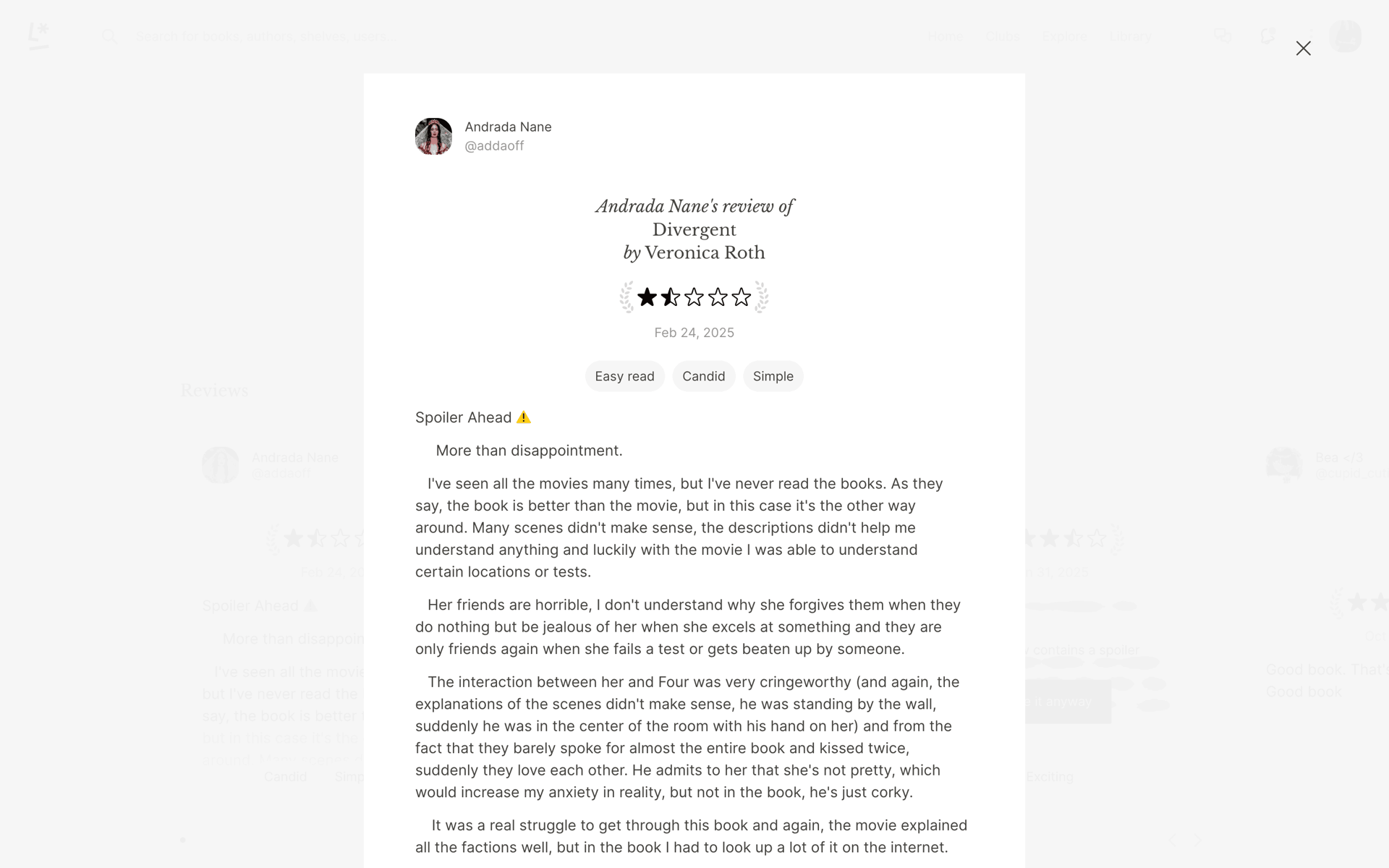 Literal Web Lifestyle interface screenshot 21
