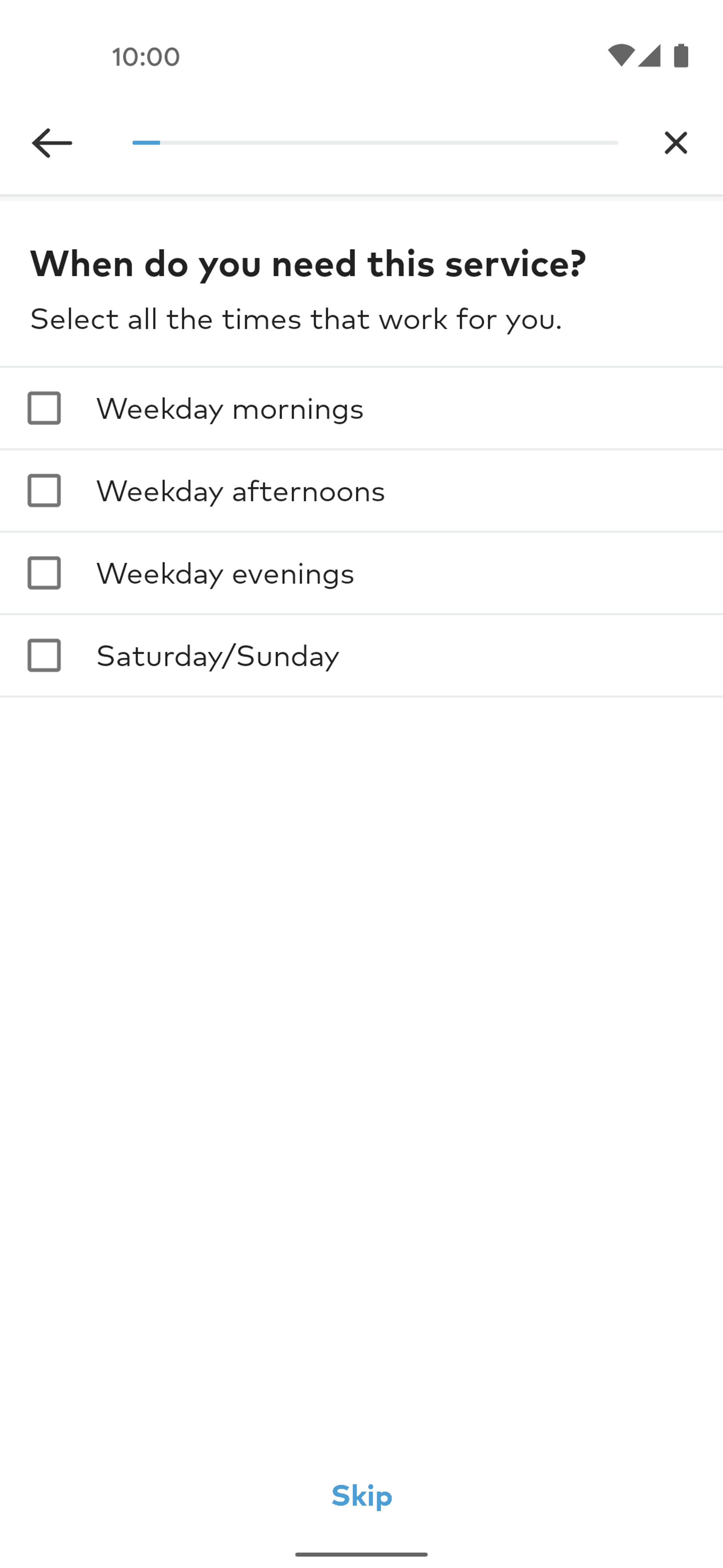 Thumbtack Android Lifestyle interface screenshot 12