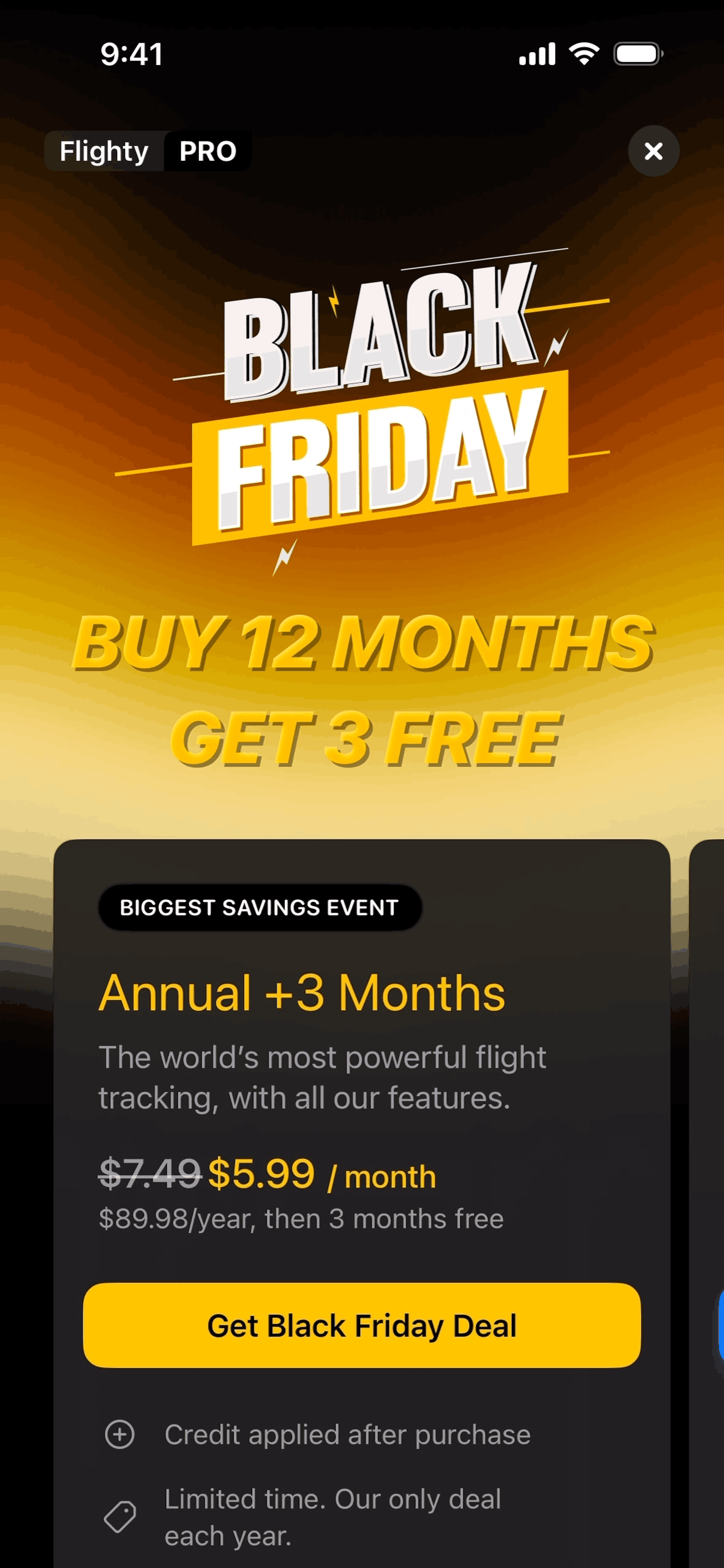 Flighty iOS Travel & Transportation interface screenshot 3