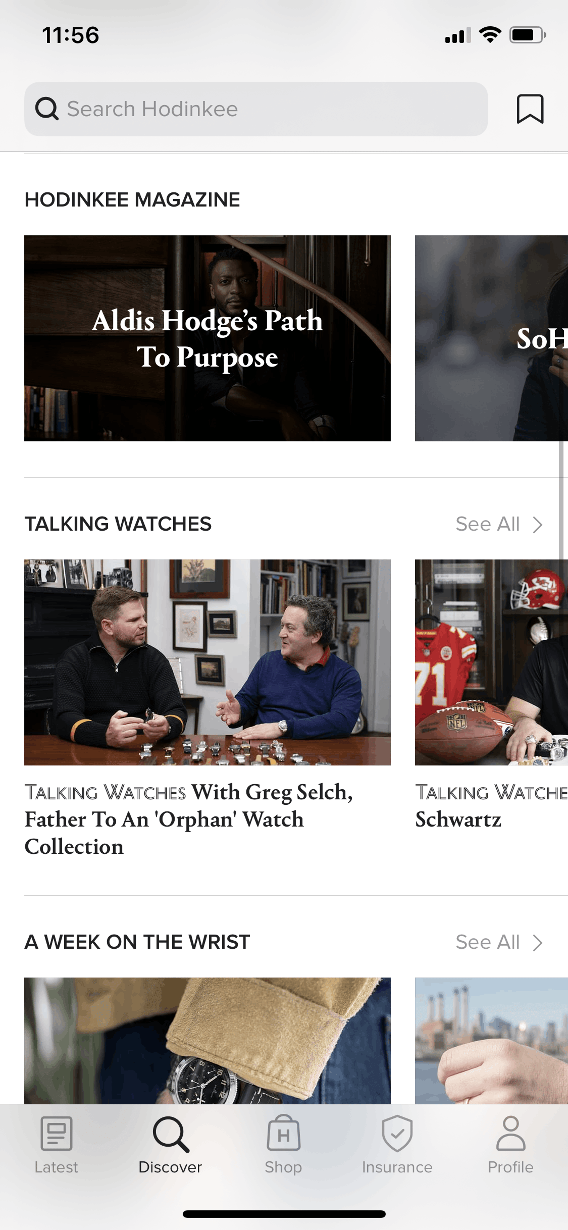 HODINKEE iOS Lifestyle interface screenshot 20