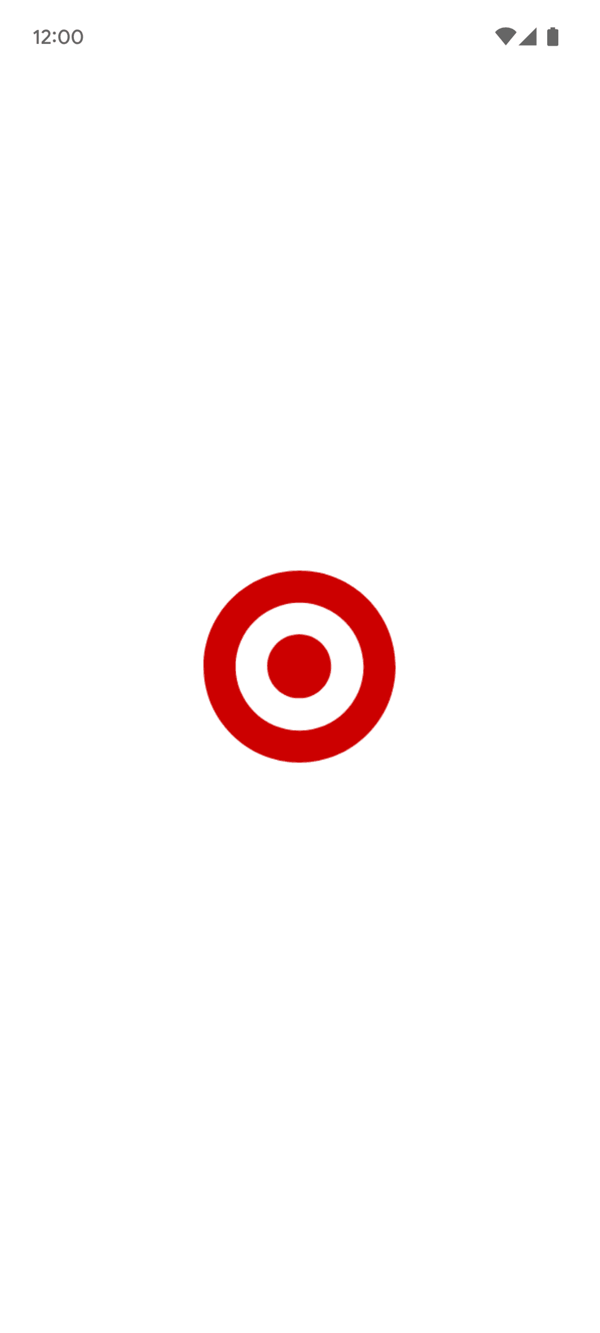 Target Android Shopping interface screenshot 1