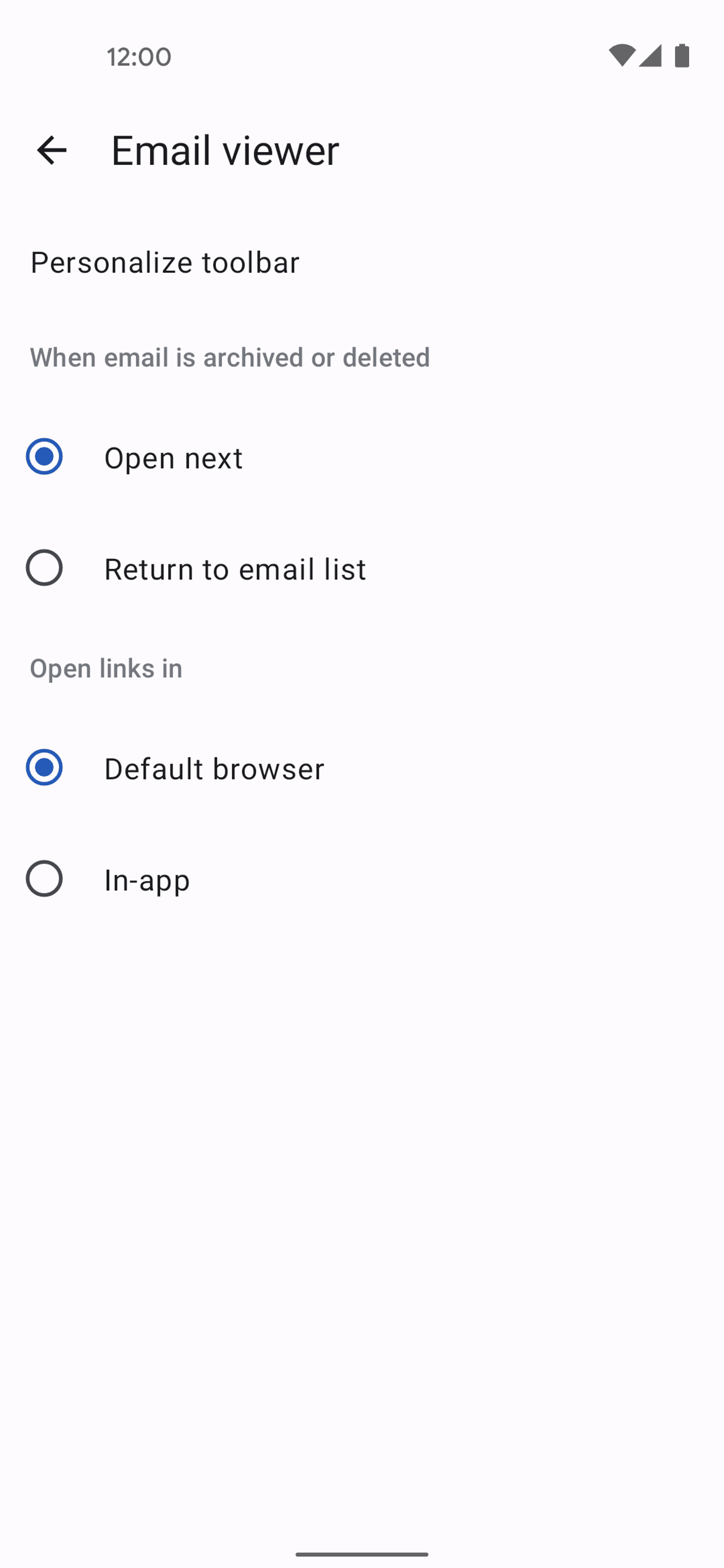 Spark Mail Android AI interface screenshot 23