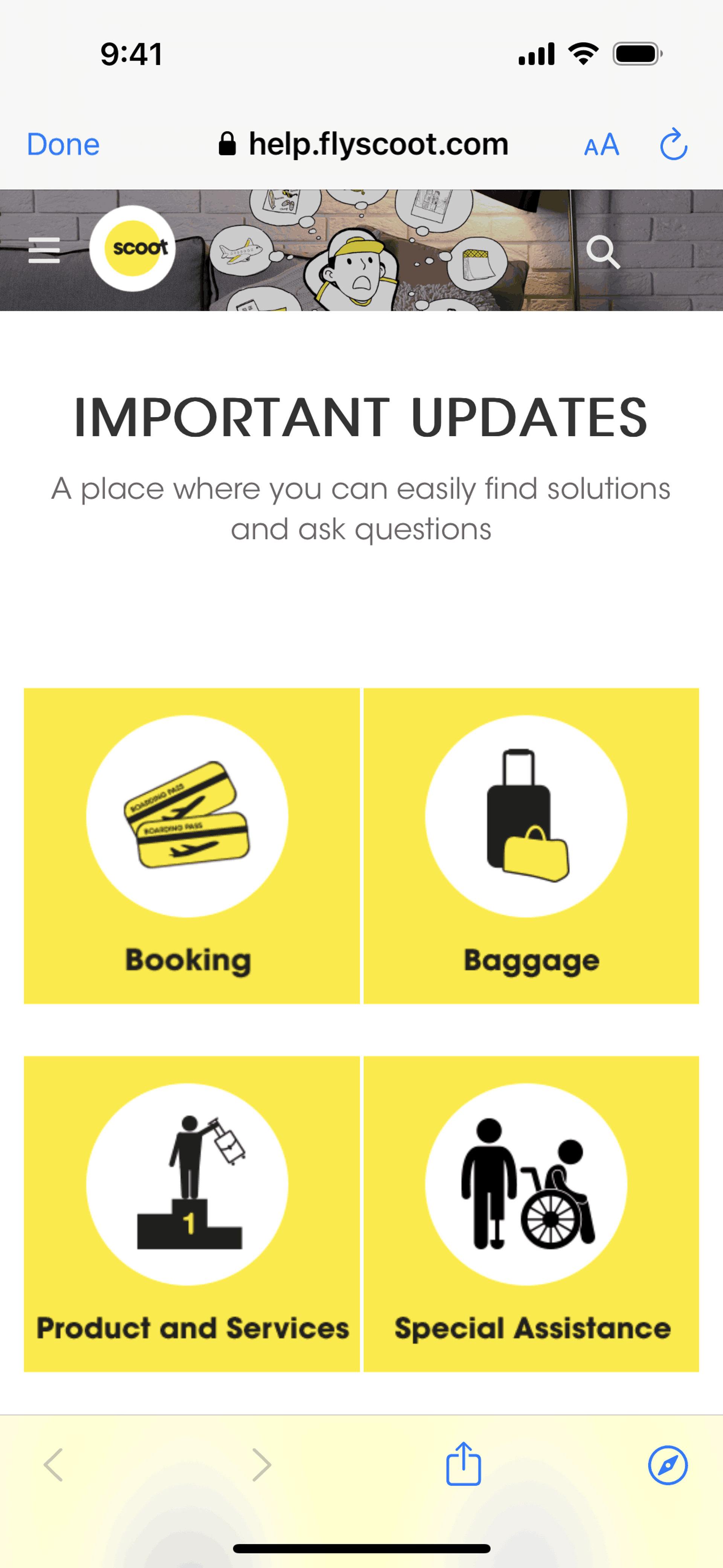 Scoot iOS Travel & Transportation interface screenshot 9