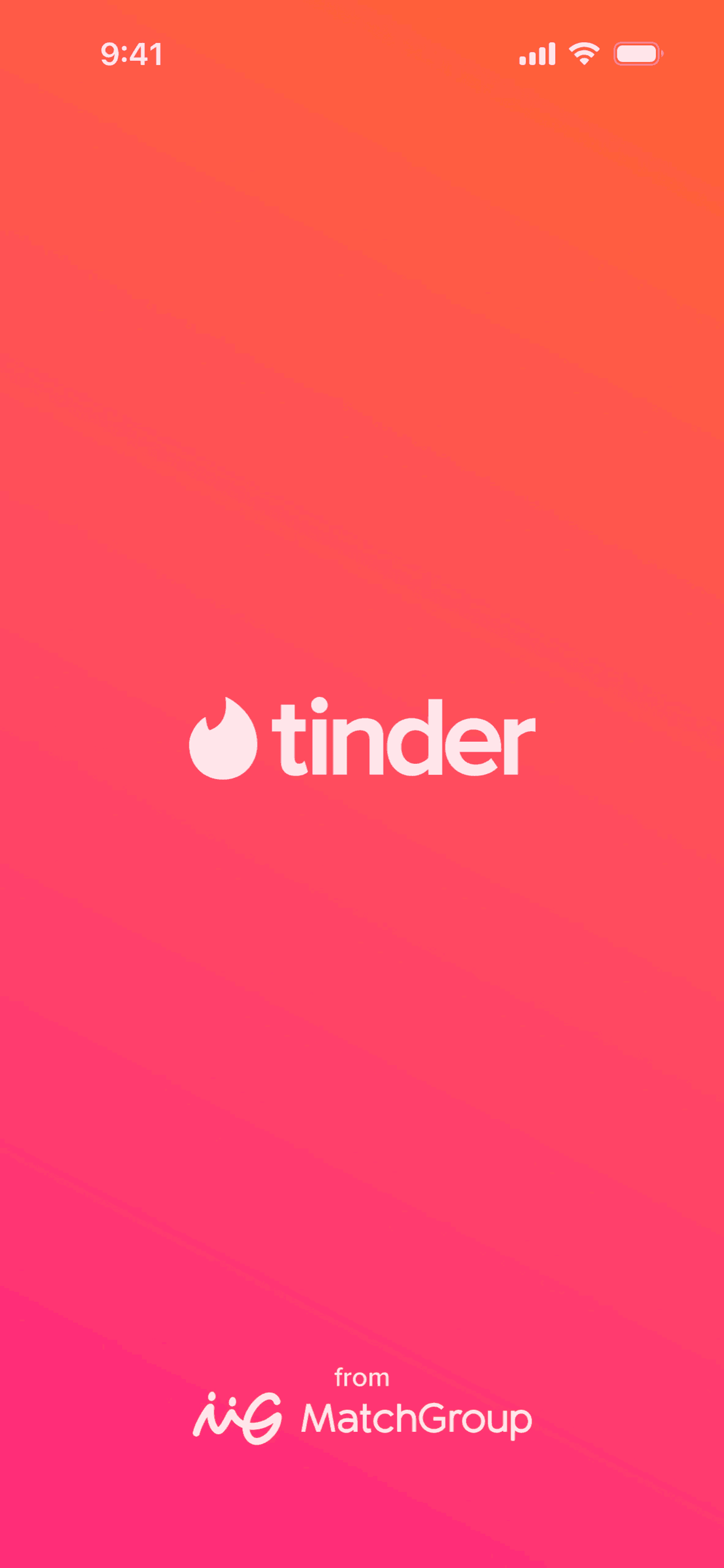 Tinder iOS Social Networking interface screenshot 1