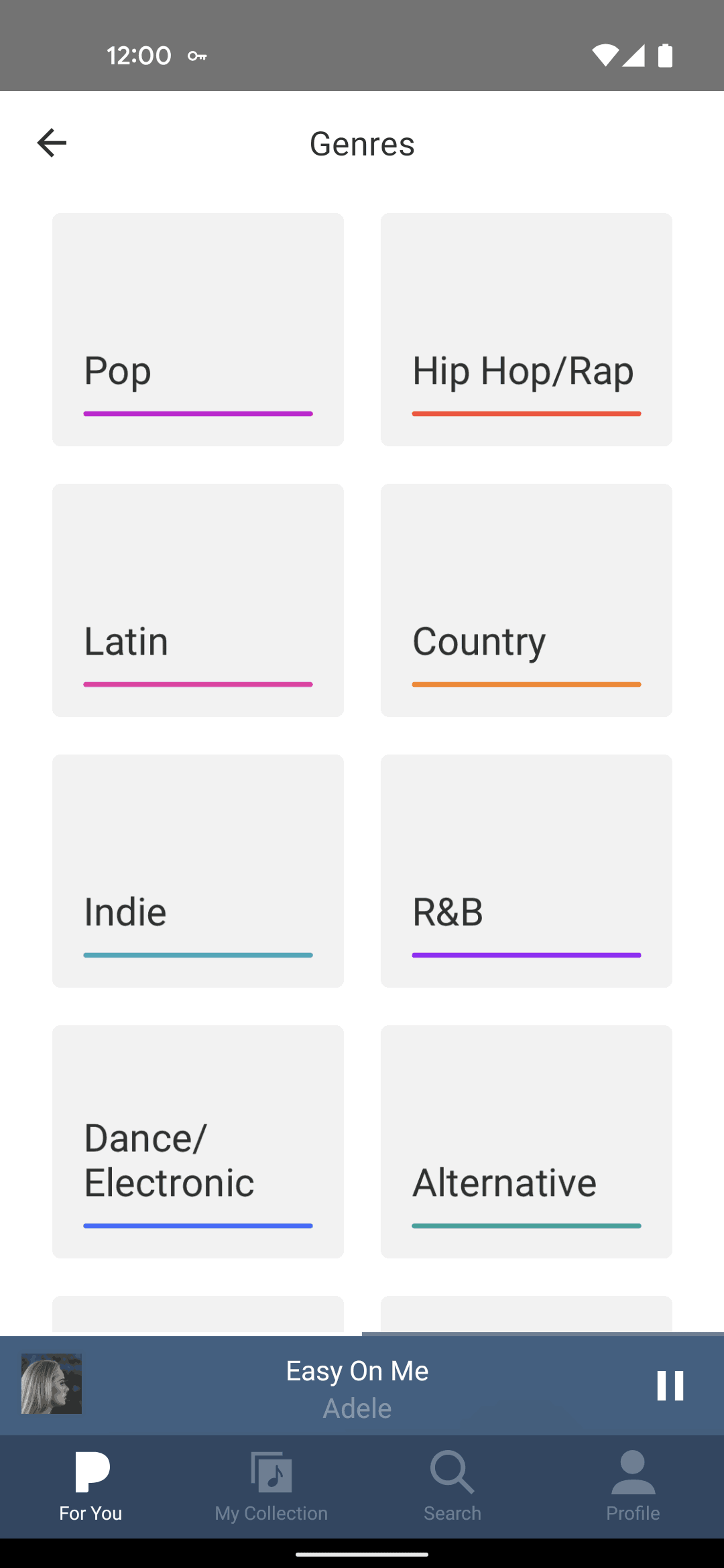 Pandora Android Music & Audio interface screenshot 19