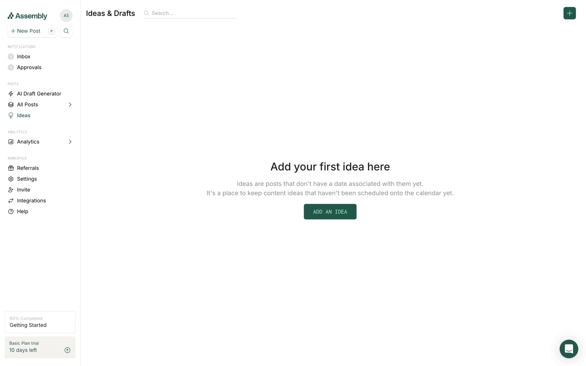 Assembly Web Productivity interface screenshot 10