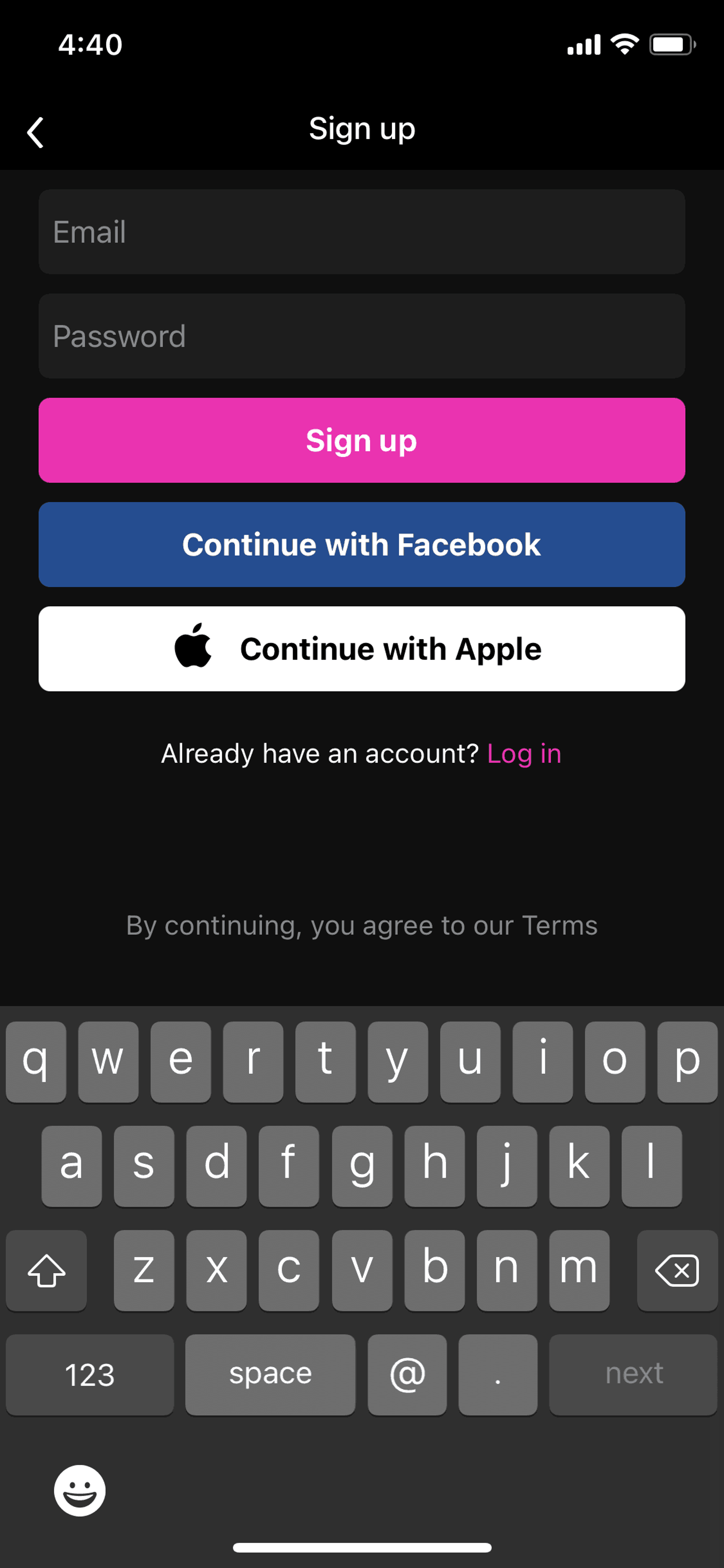 Neverthink iOS Entertainment interface screenshot 20