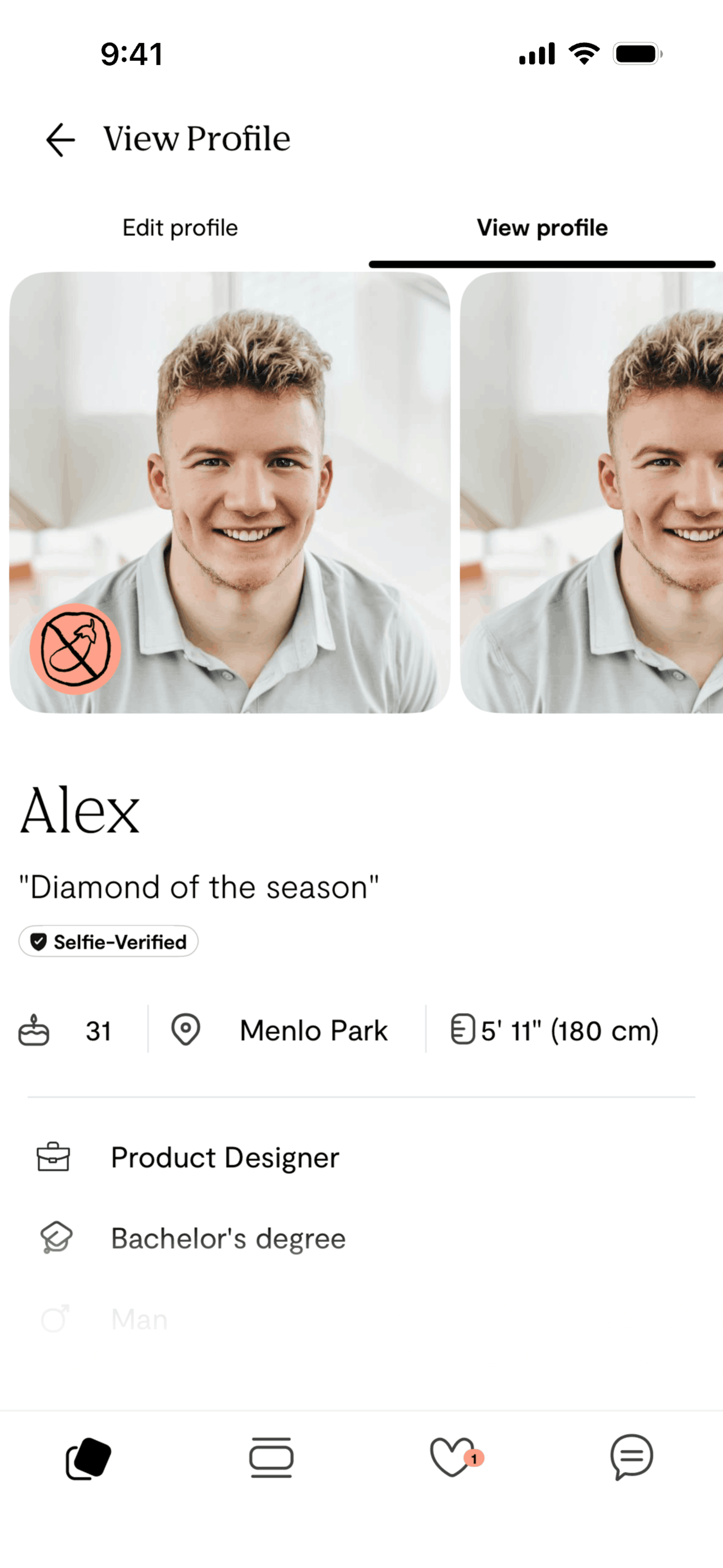 Plenty of Fish iOS dating interface screenshot 22