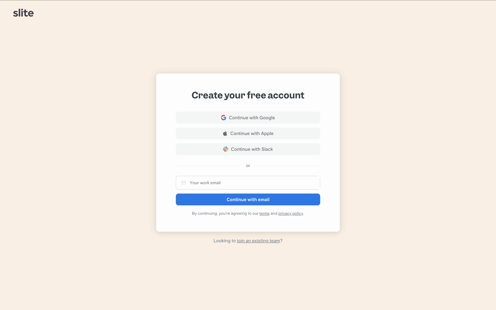 Slite Web Productivity interface screenshot 4