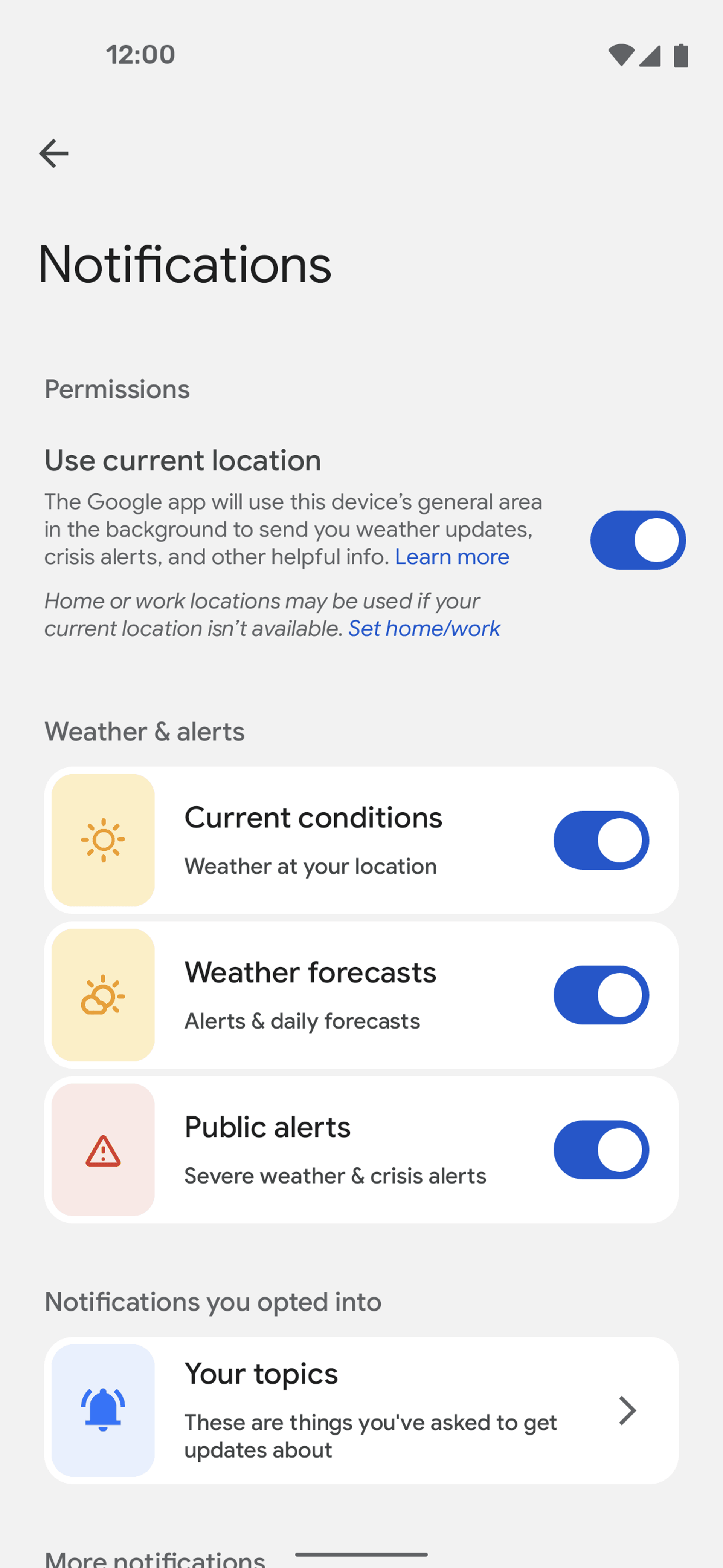 Google Android Utilities interface screenshot 20