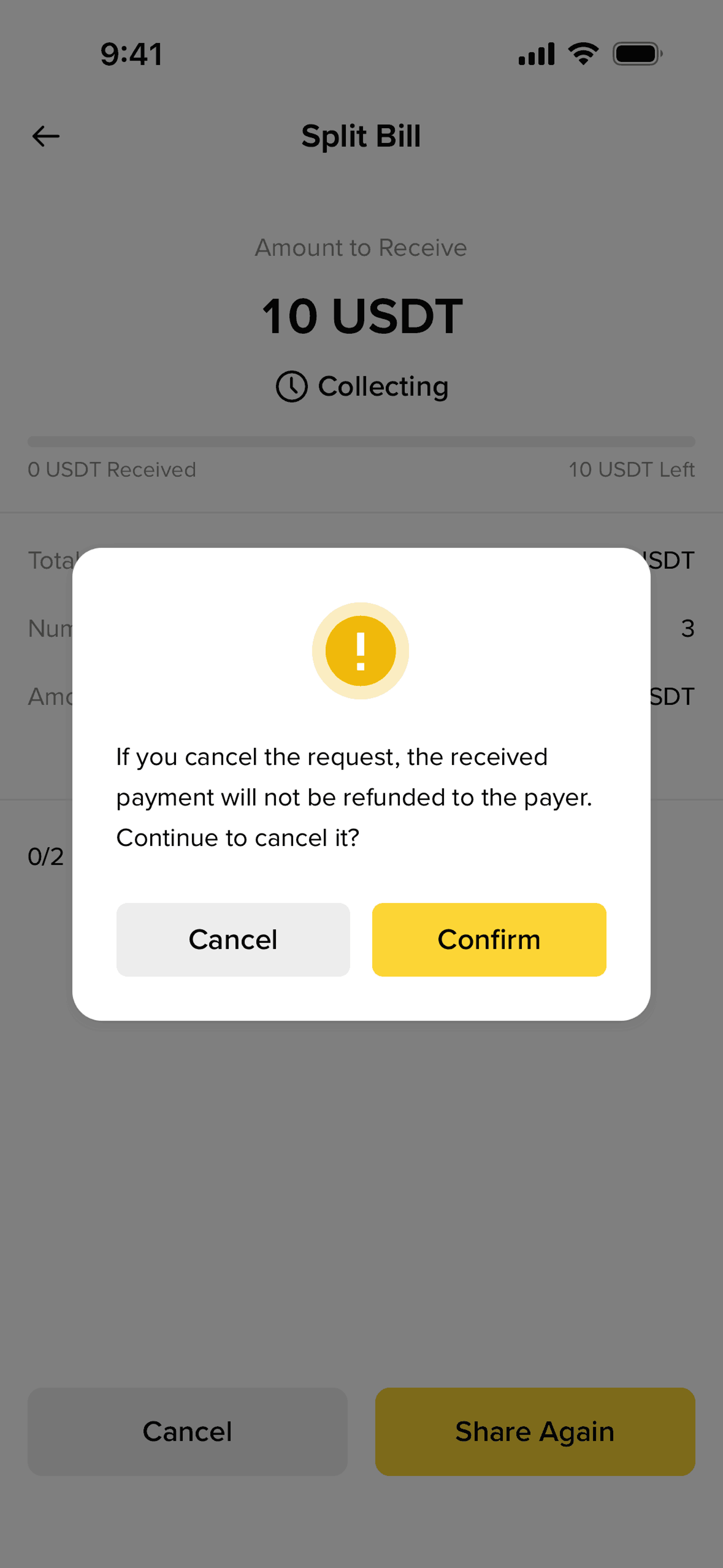 Binance iOS Finance interface screenshot 17