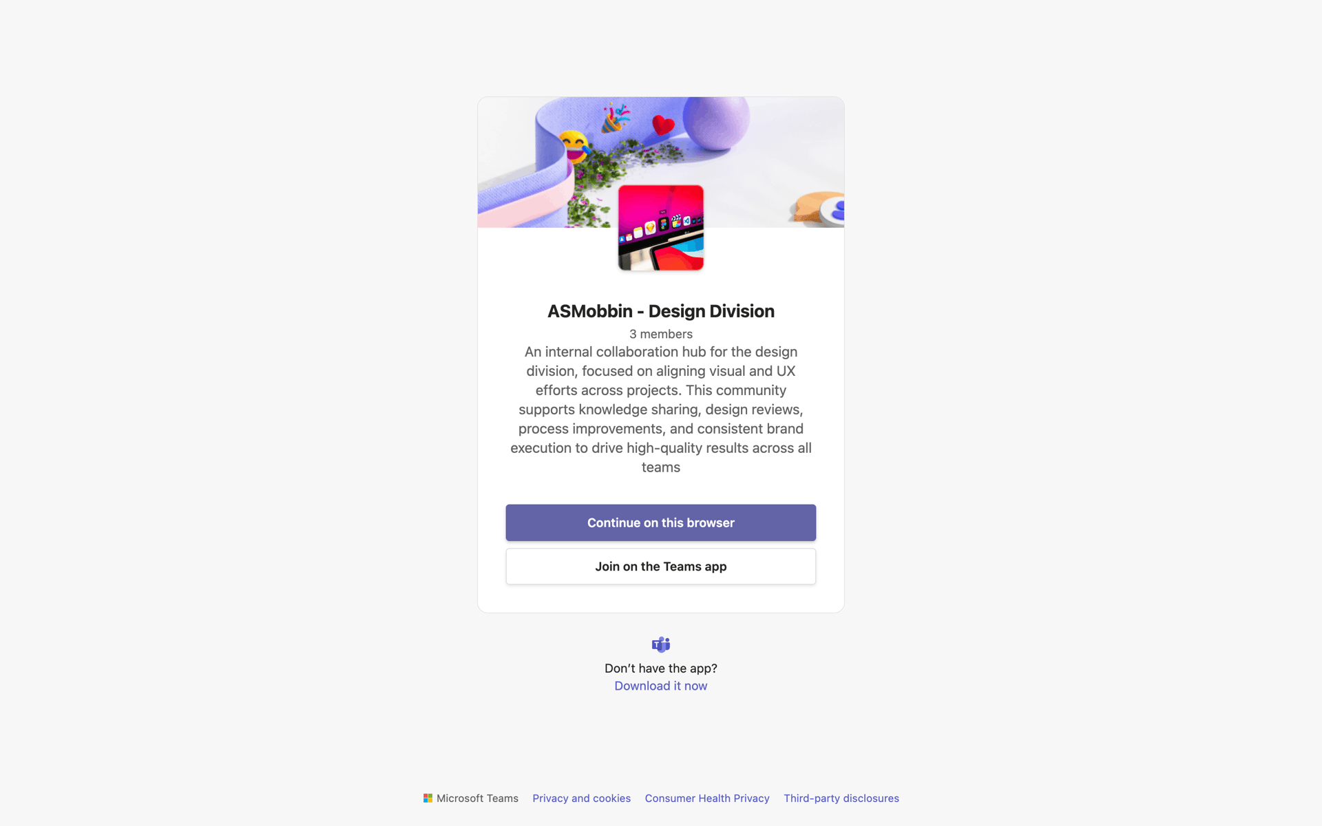 Microsoft Teams Web Business interface screenshot 3