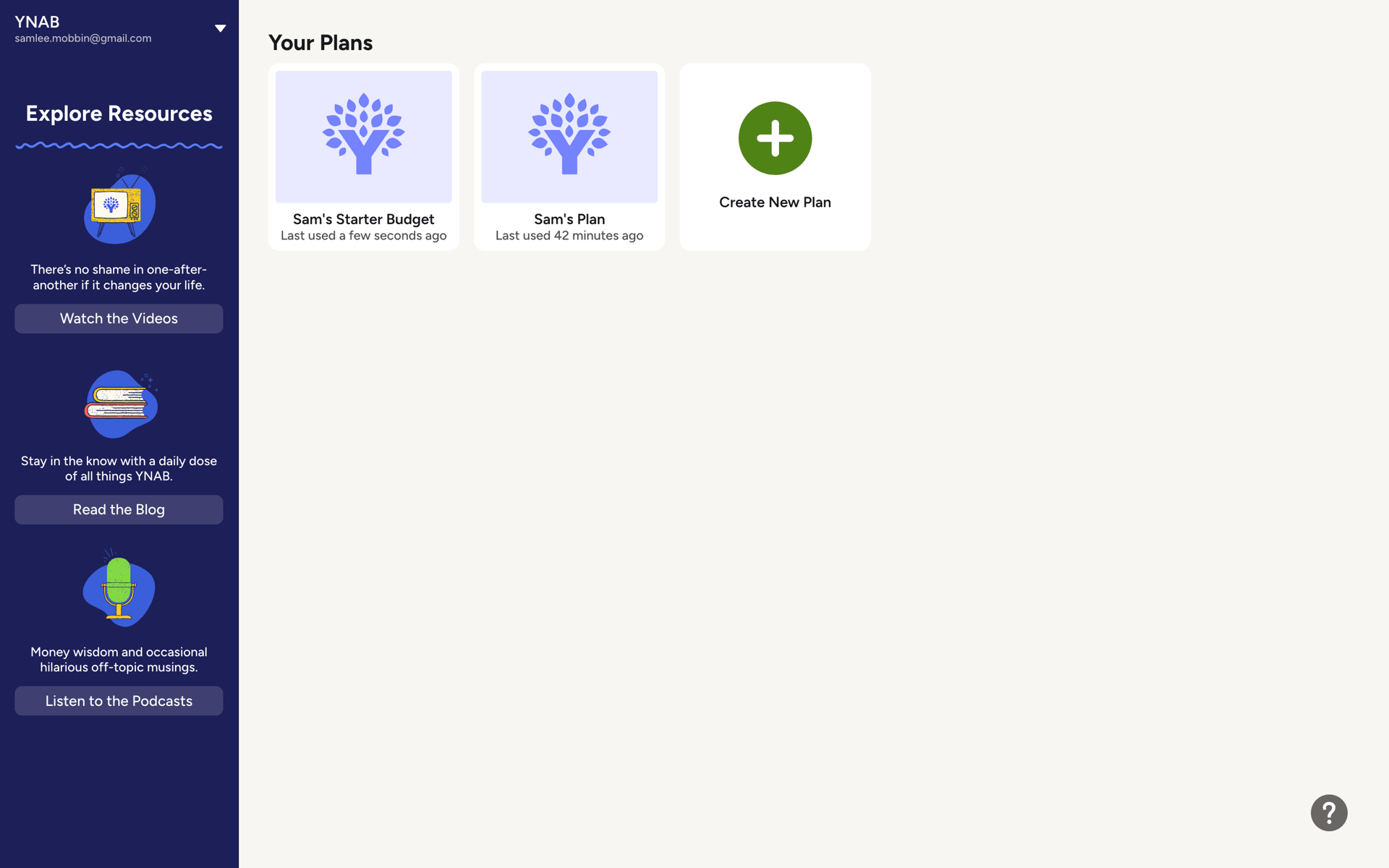 YNAB Web Finance interface screenshot 19