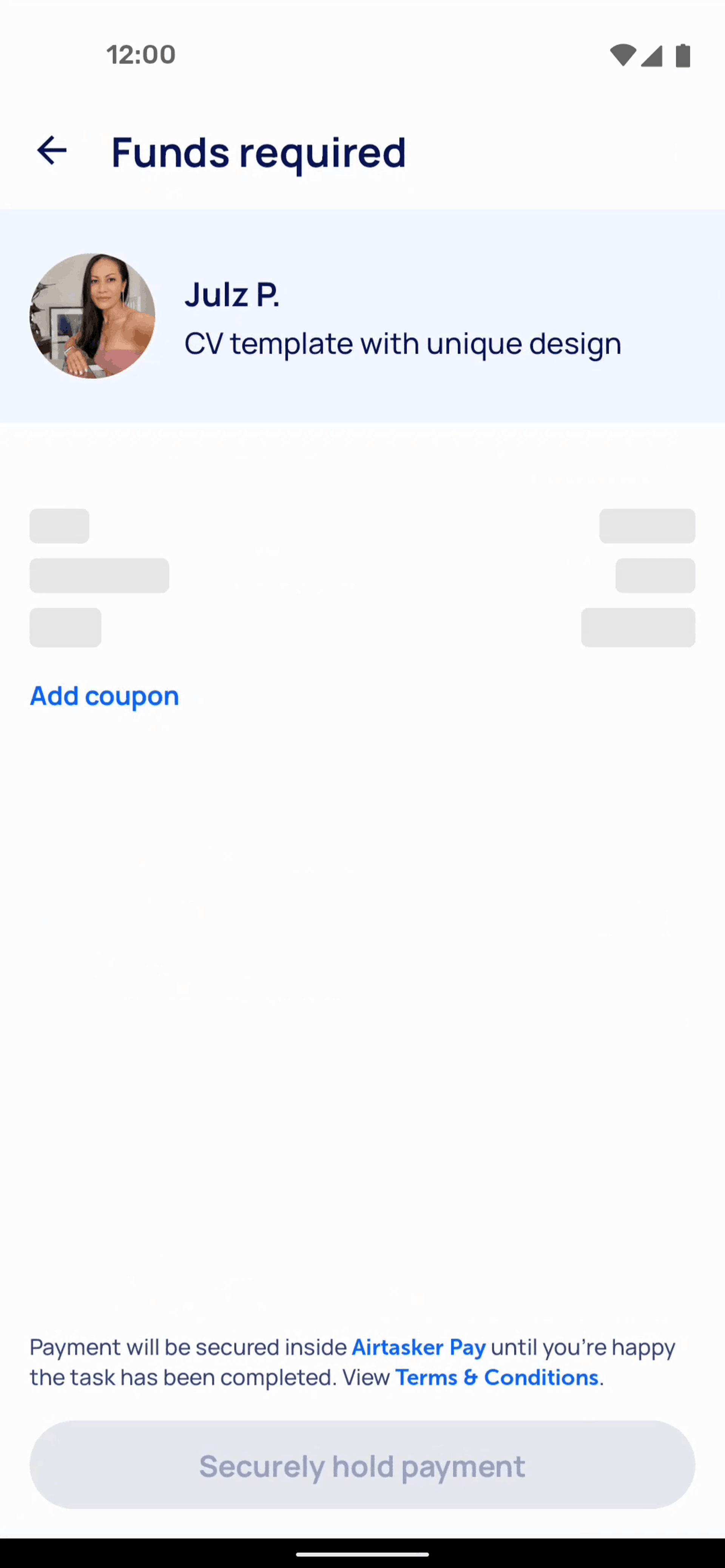 Airtasker Android Business interface screenshot 14