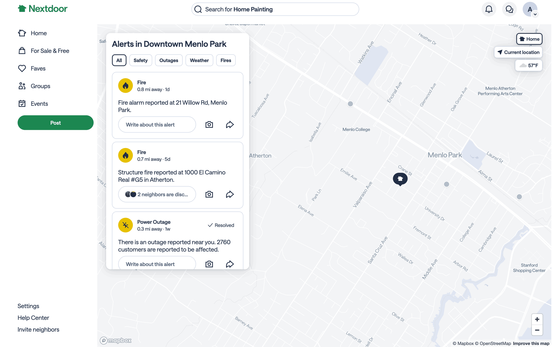 Nextdoor Web Social Networking interface screenshot 9