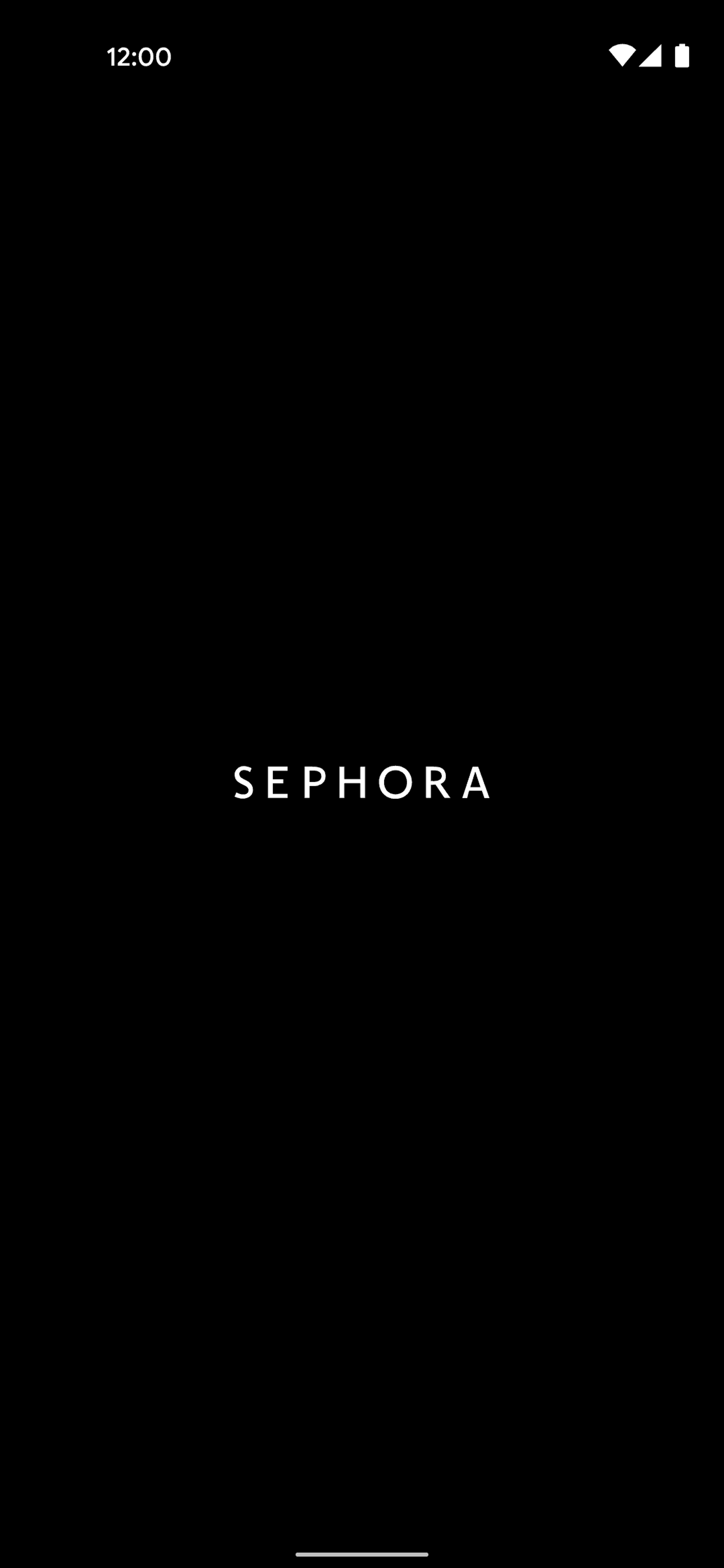 Sephora Android Shopping interface screenshot 1